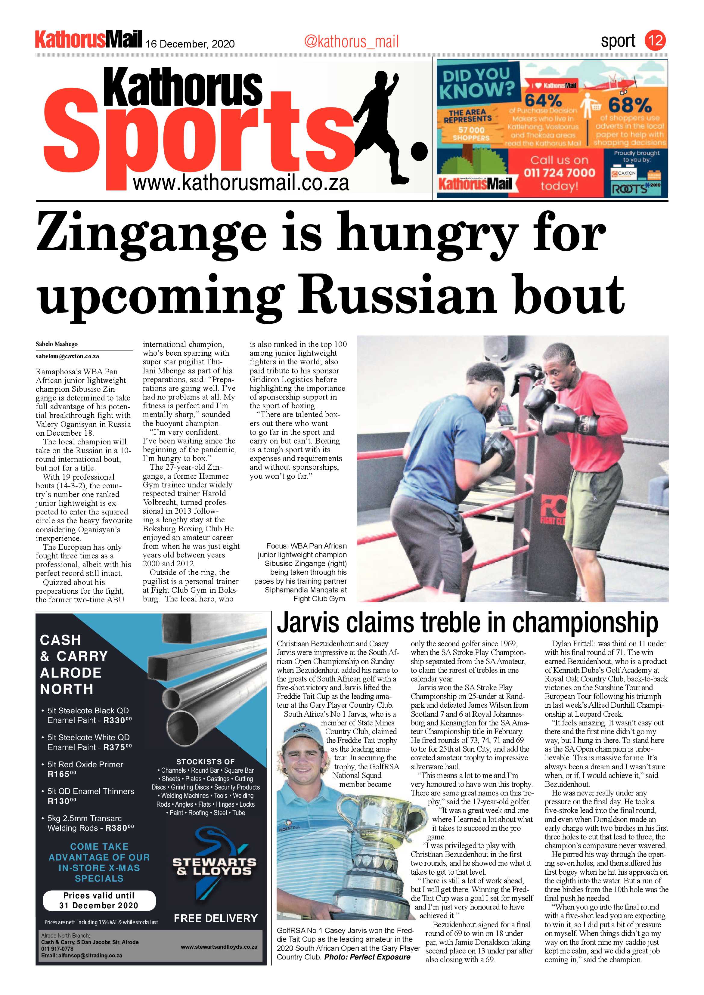 Kathorus Mail 16 December 2020 page 12