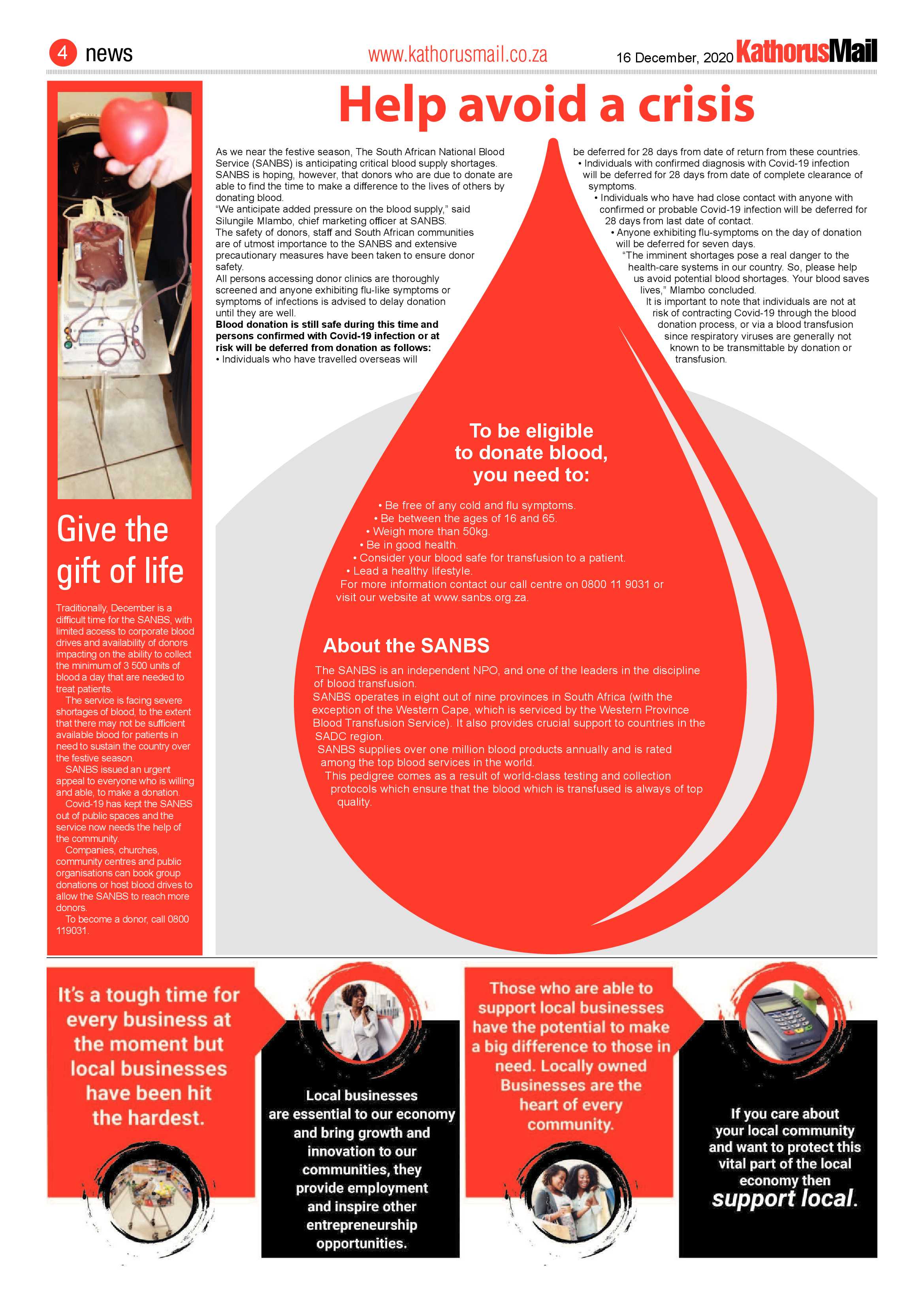 Kathorus Mail 16 December 2020 page 4