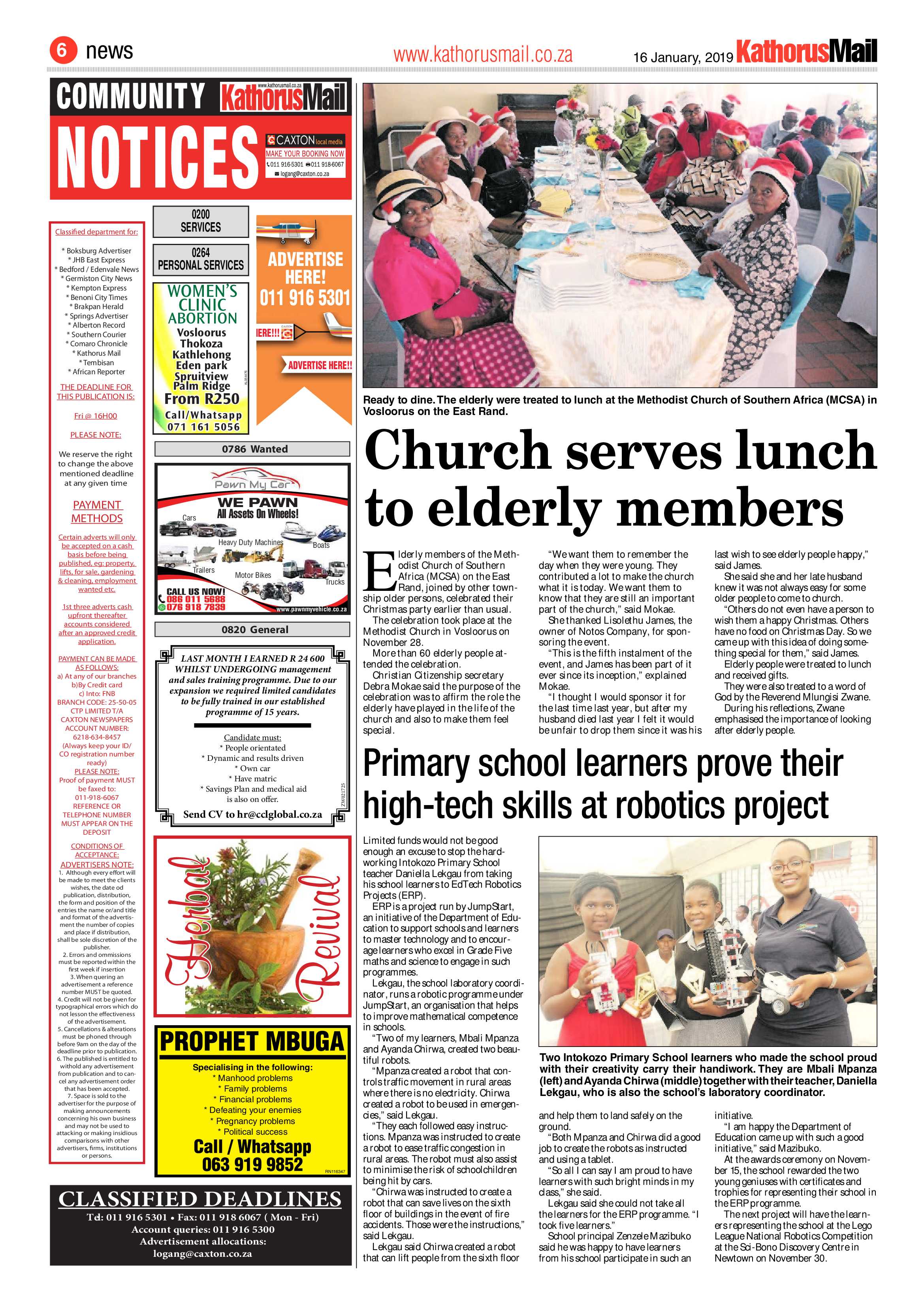 Kathorus Mail 16 January 2019 page 6