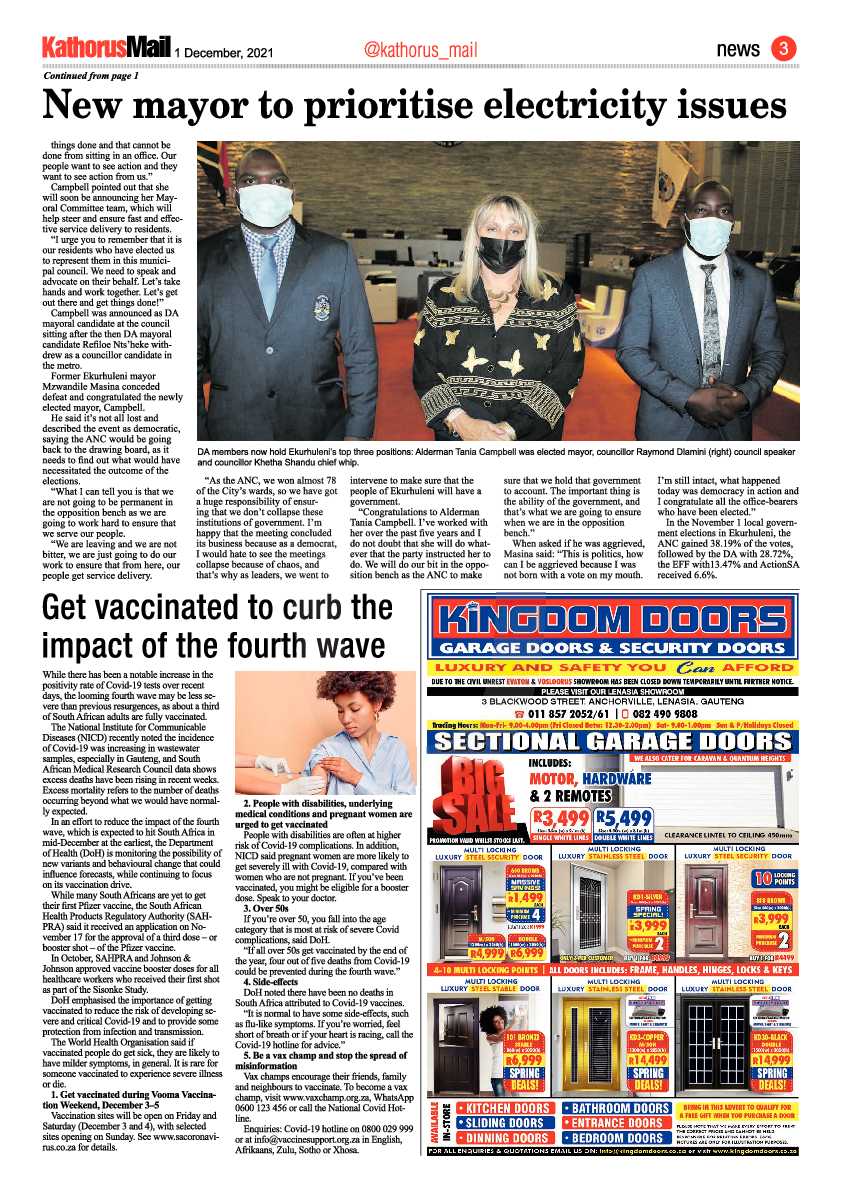 Kathorus Mail 1 December 2021 page 3