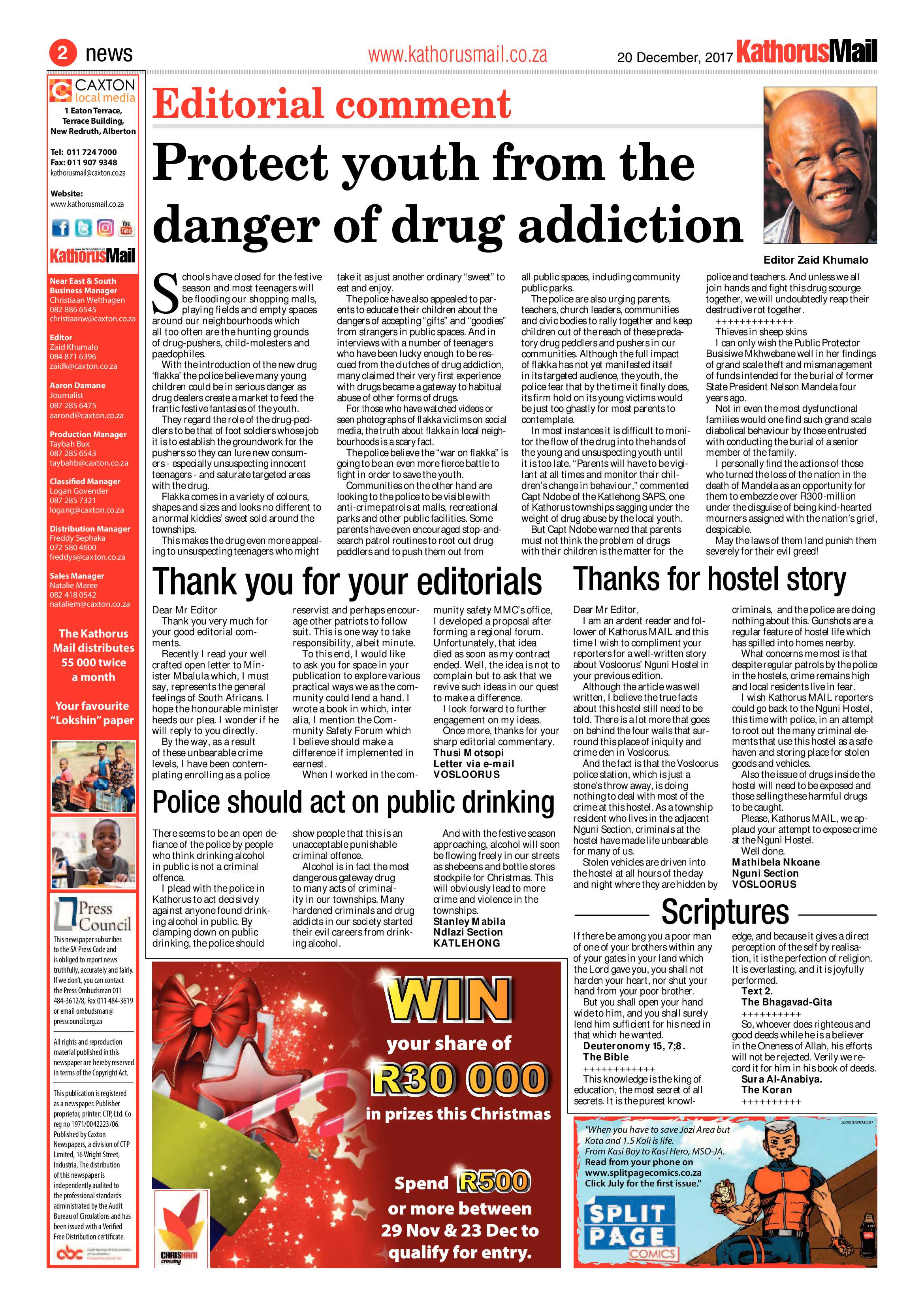 Kathorus Mail 20 December 2017 page 2
