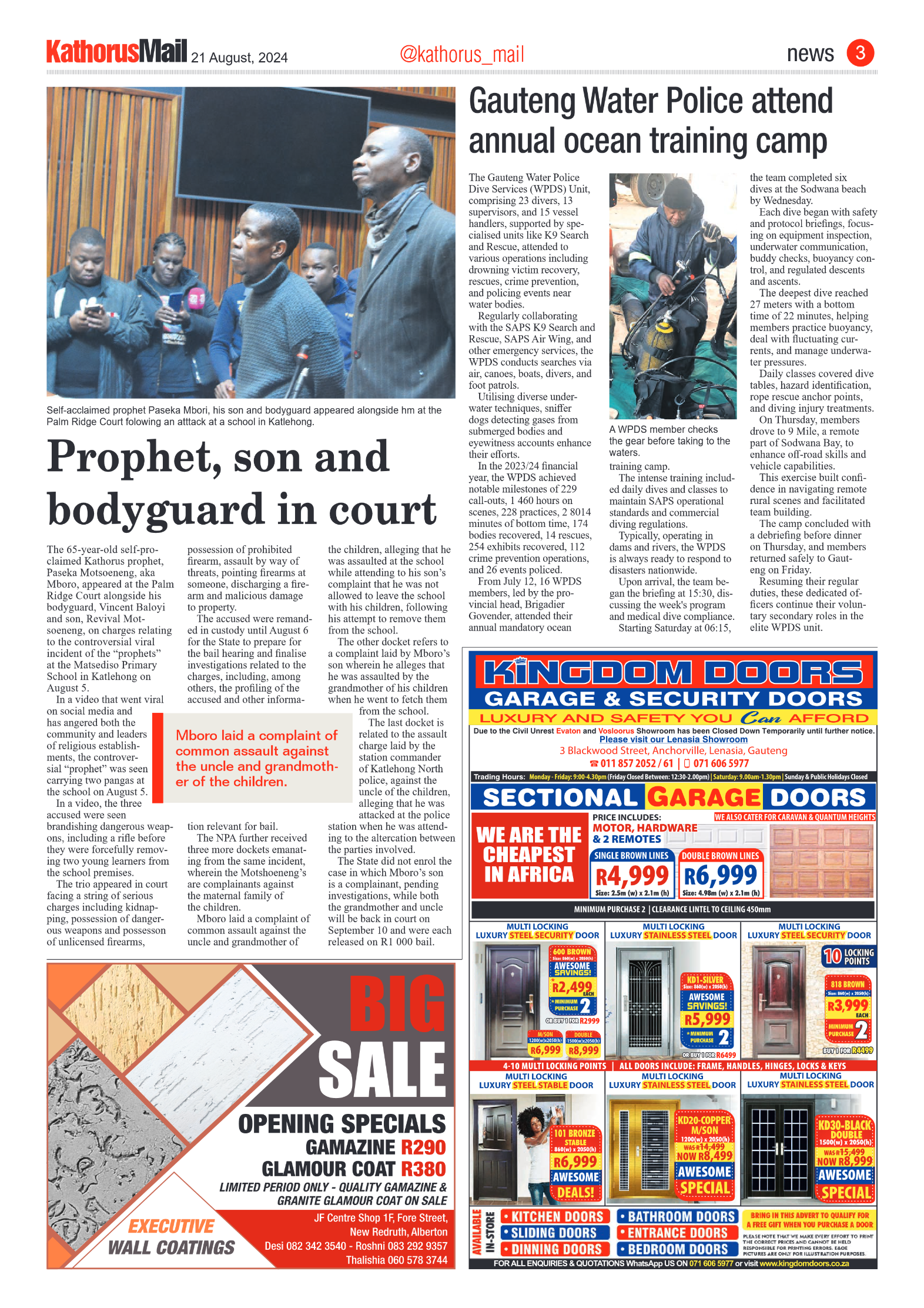 Kathorus Mail 21 August 2024 page 3