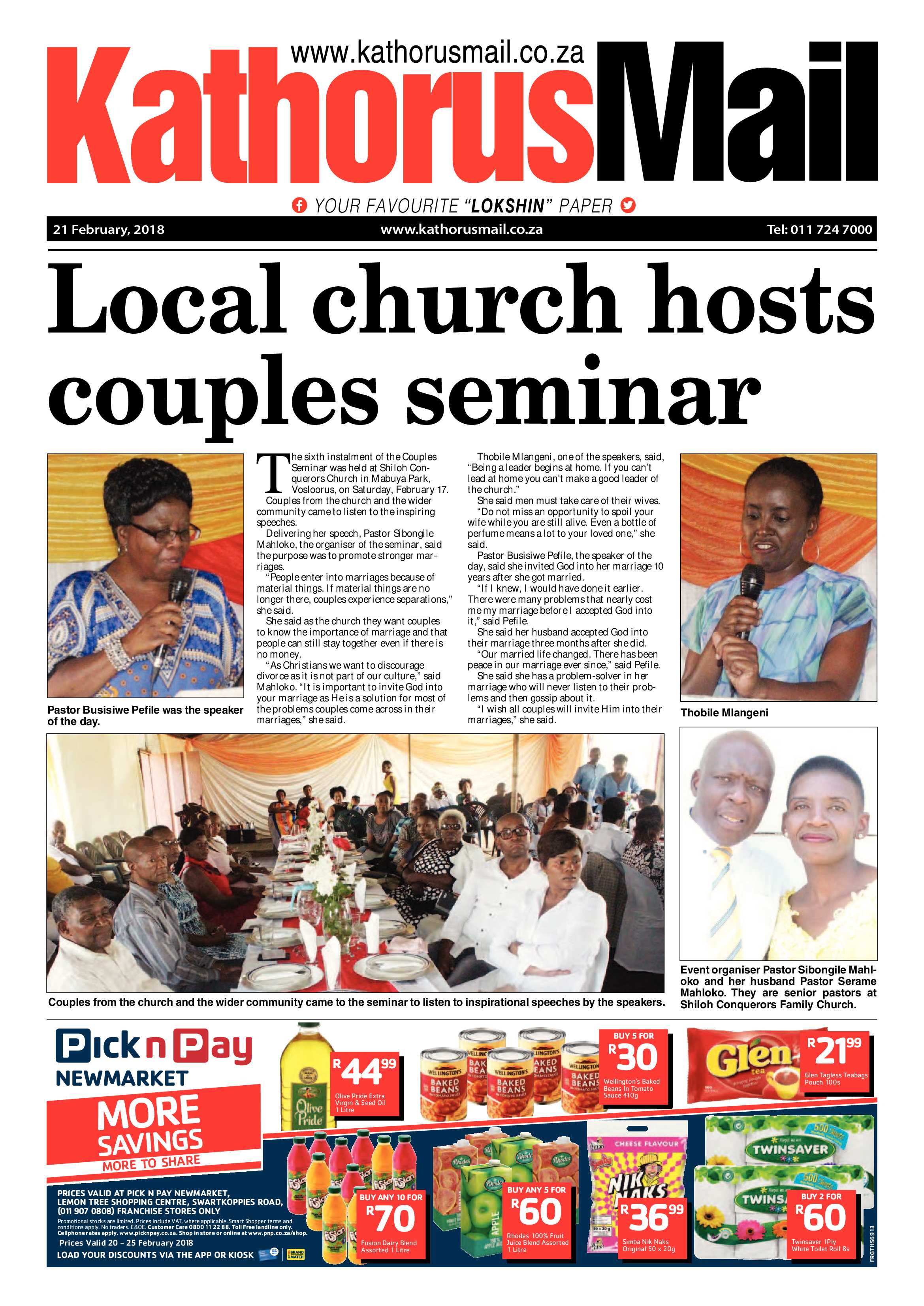 Kathorus Mail 21 February 2018 page 3