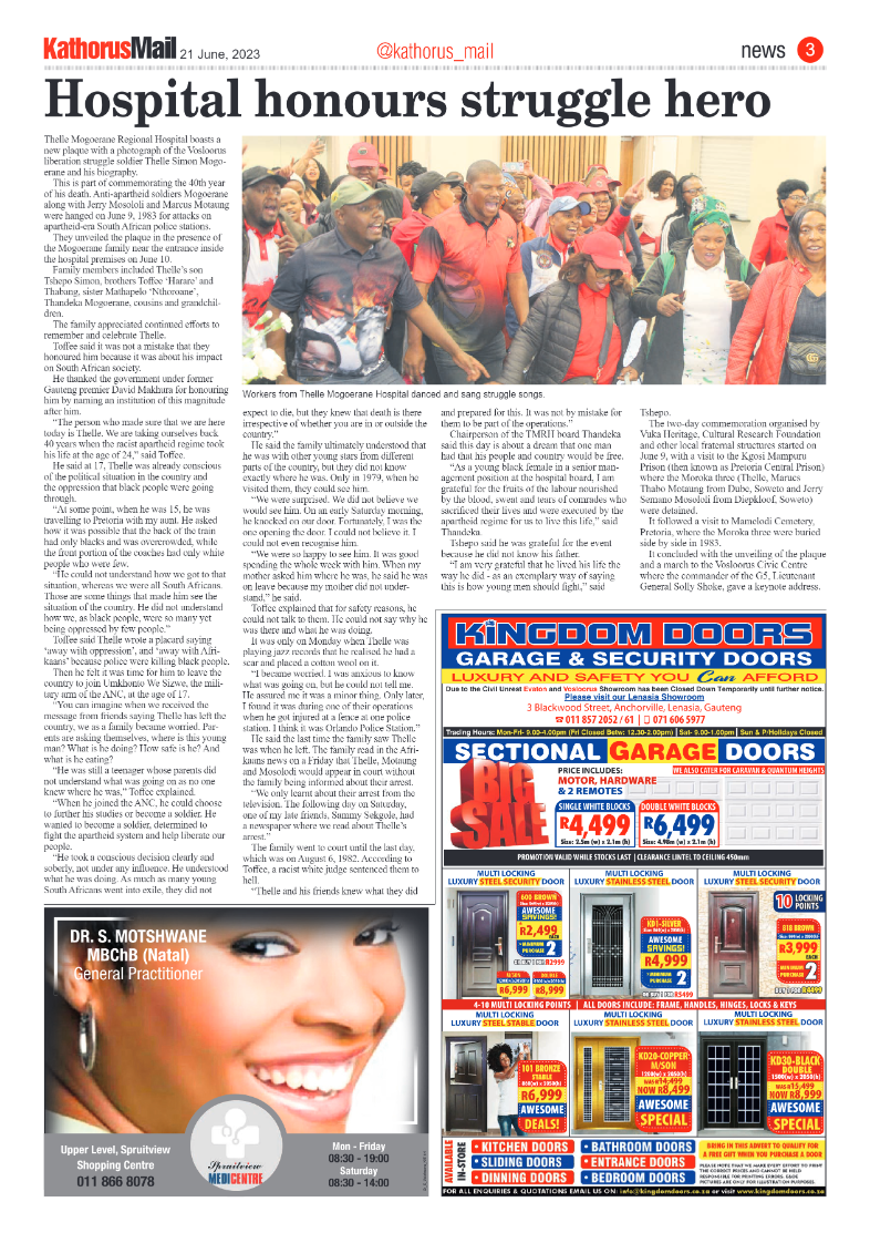 Kathorus Mail 21 June 2023 page 3