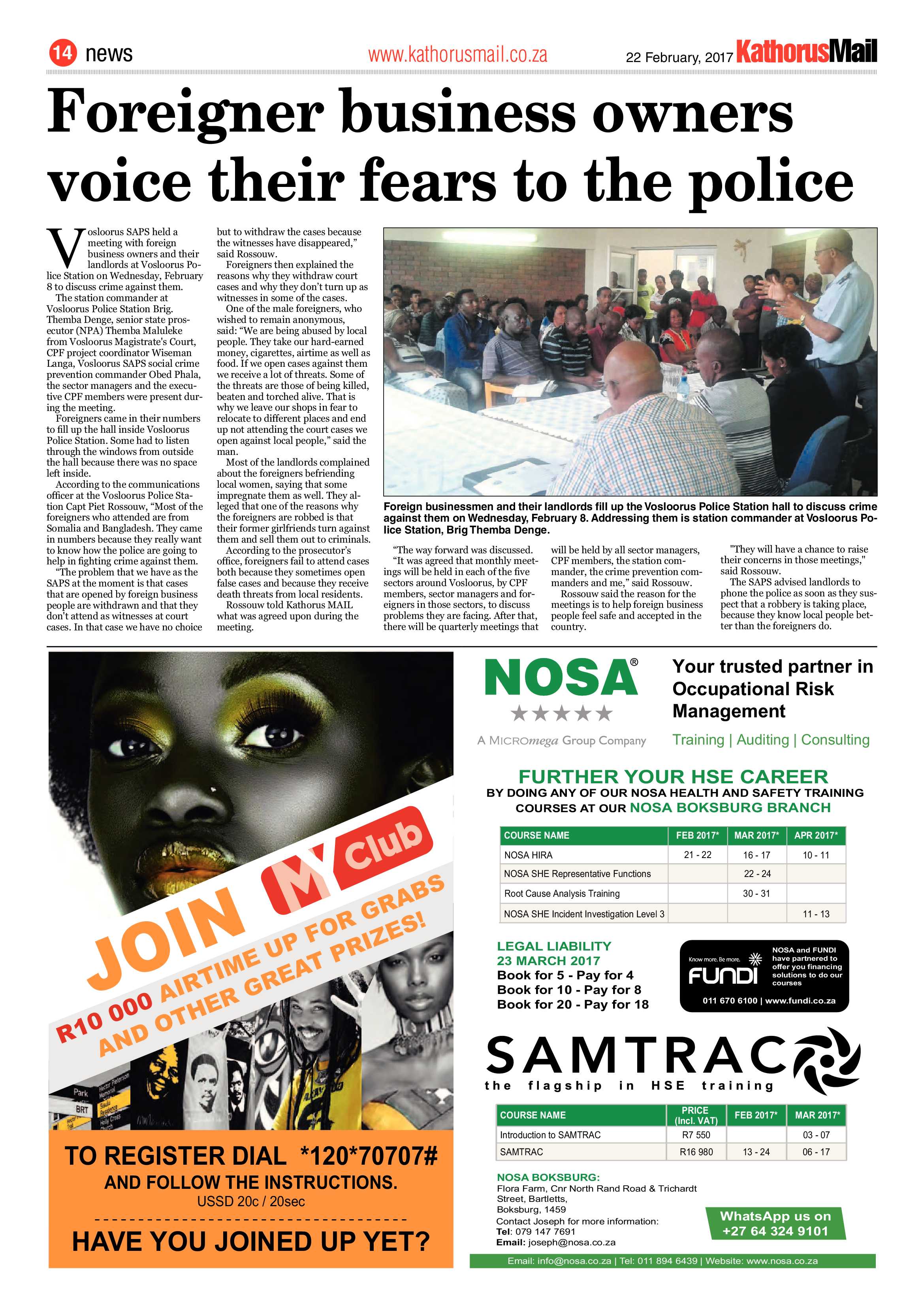 Kathorus Mail 22 February 2017 page 14
