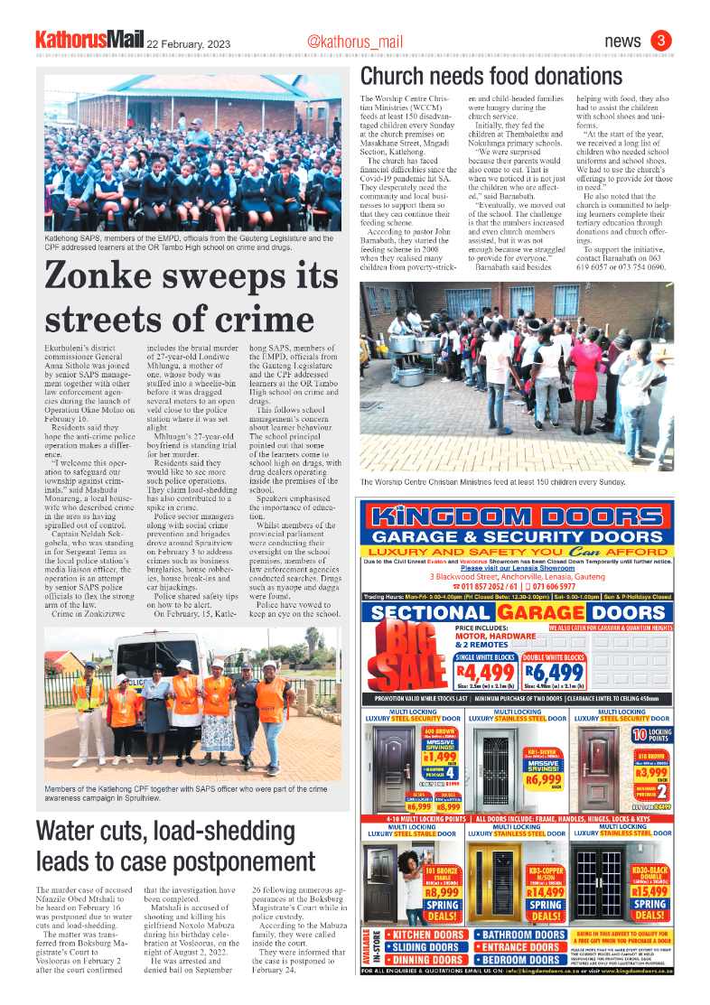 Kathorus Mail 22 February 2023 page 3