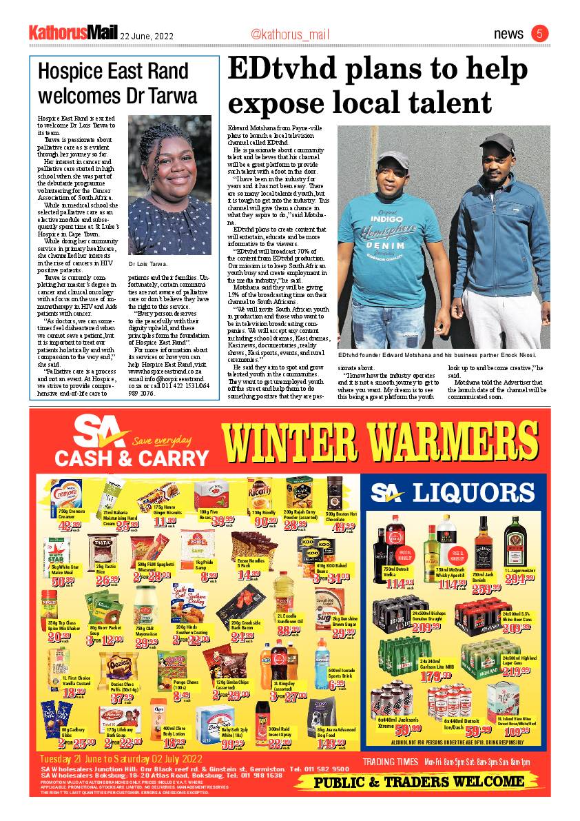Kathorus Mail 22 June 2022 page 7