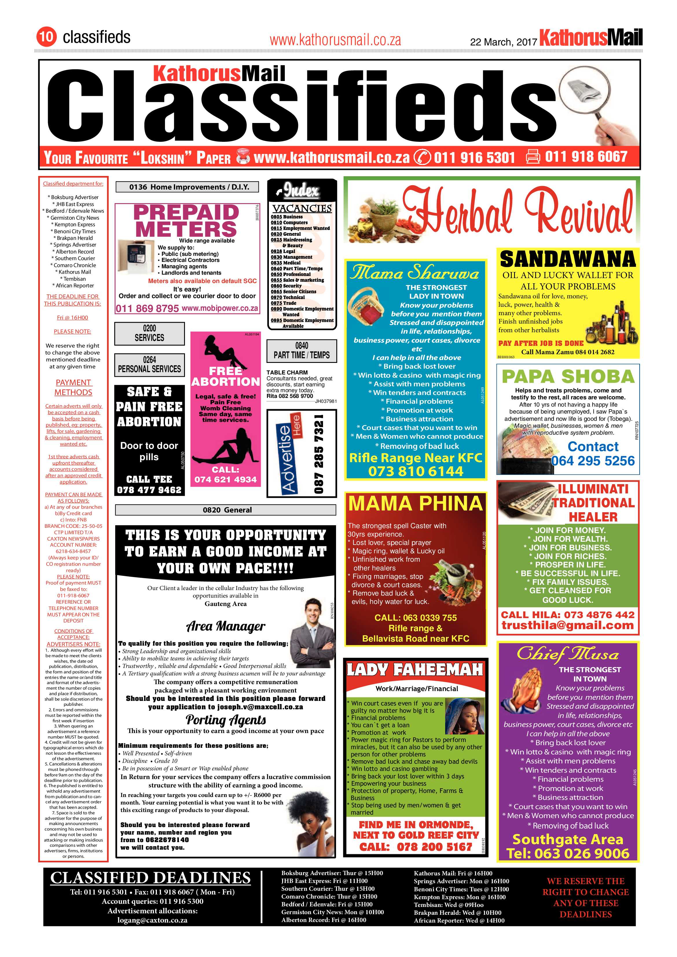 Kathorus Mail 22 March 2017 page 10