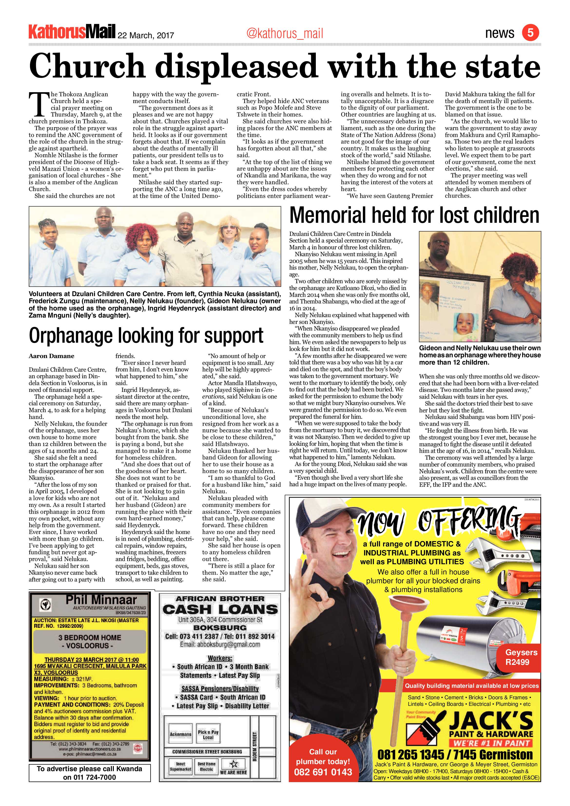 Kathorus Mail 22 March 2017 page 5