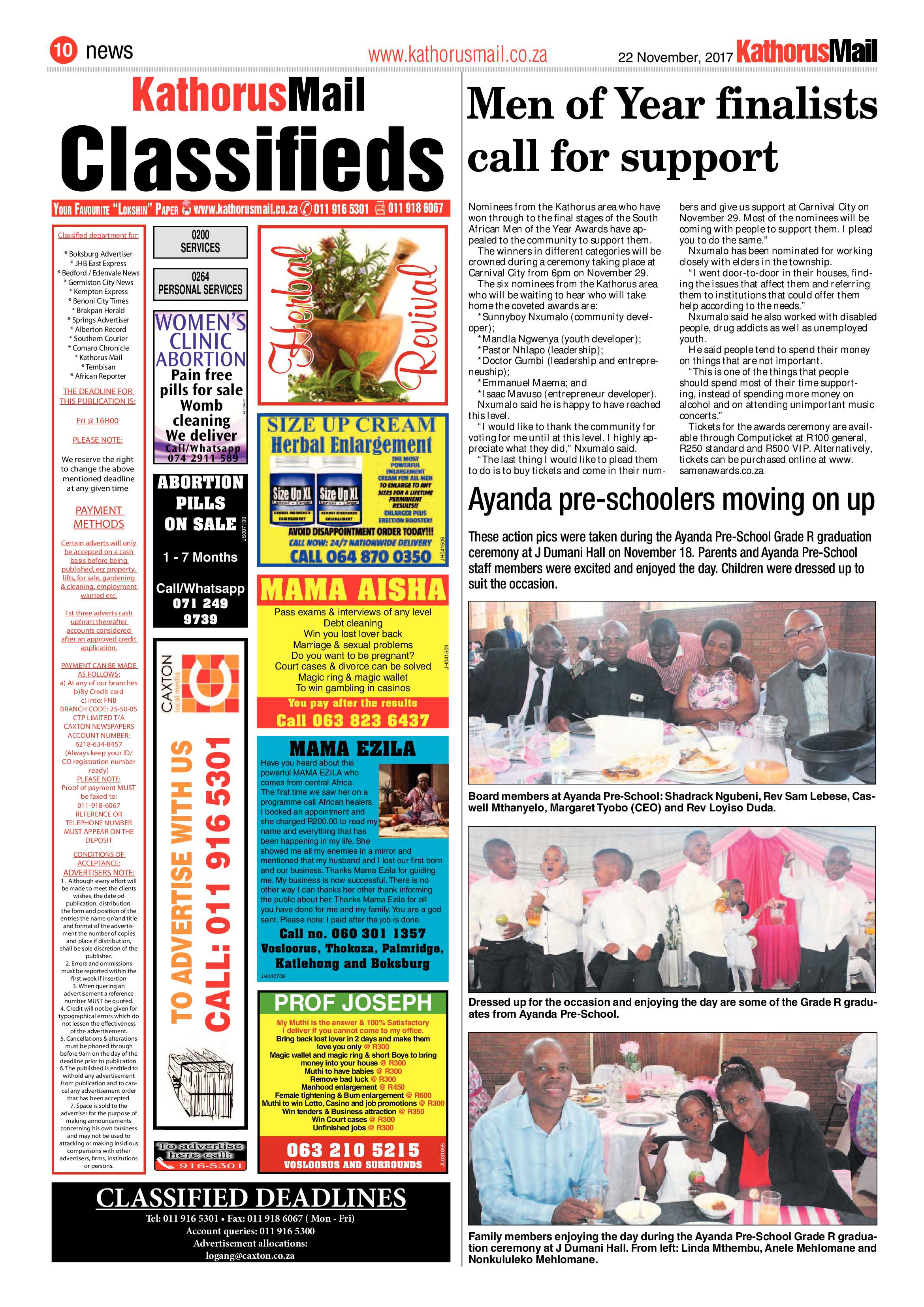 Kathorus Mail 22 November 2017 page 10