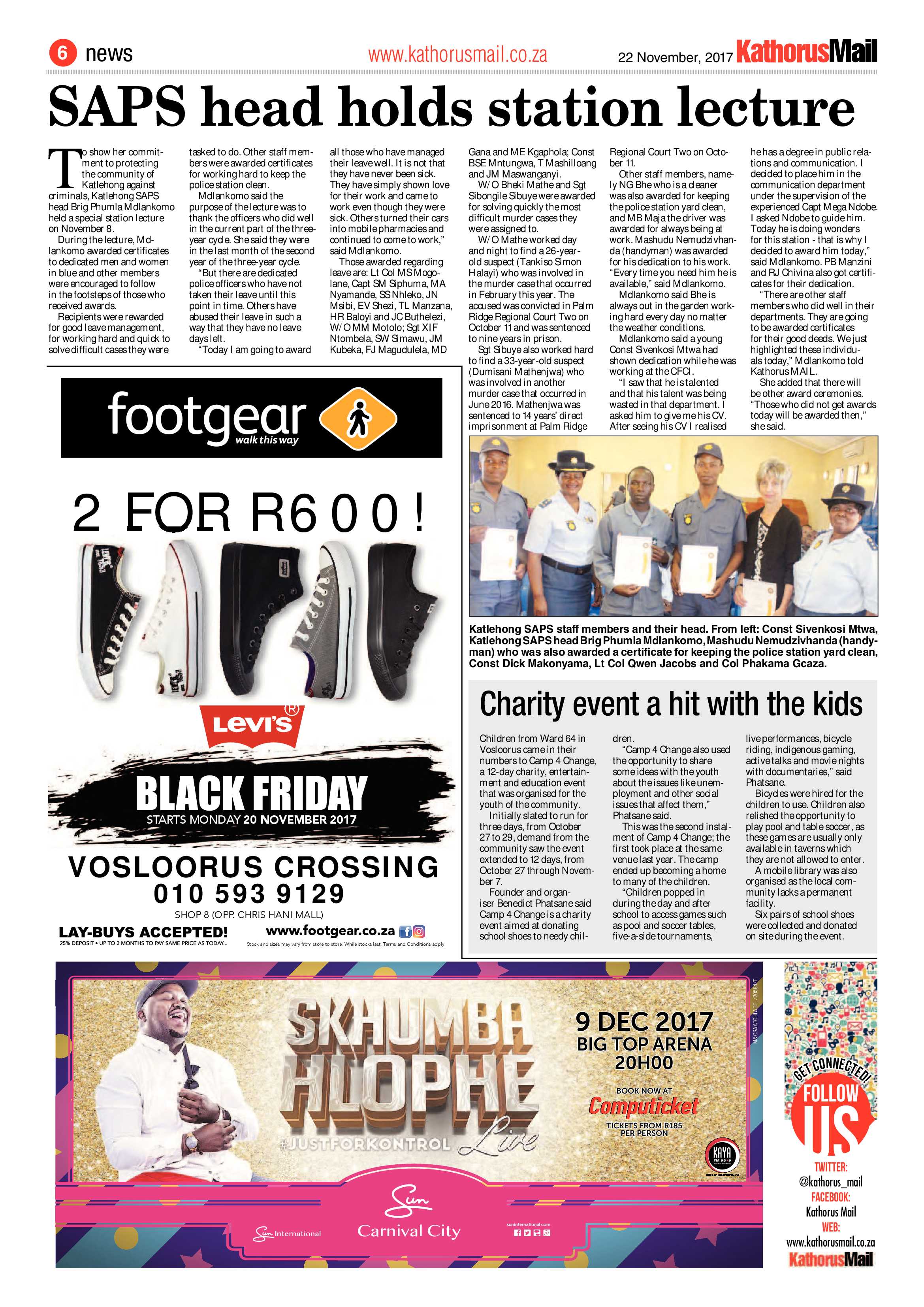 Kathorus Mail 22 November 2017 page 6