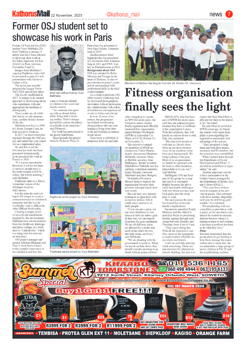 Kathorus Mail 22 November 2023 page 7