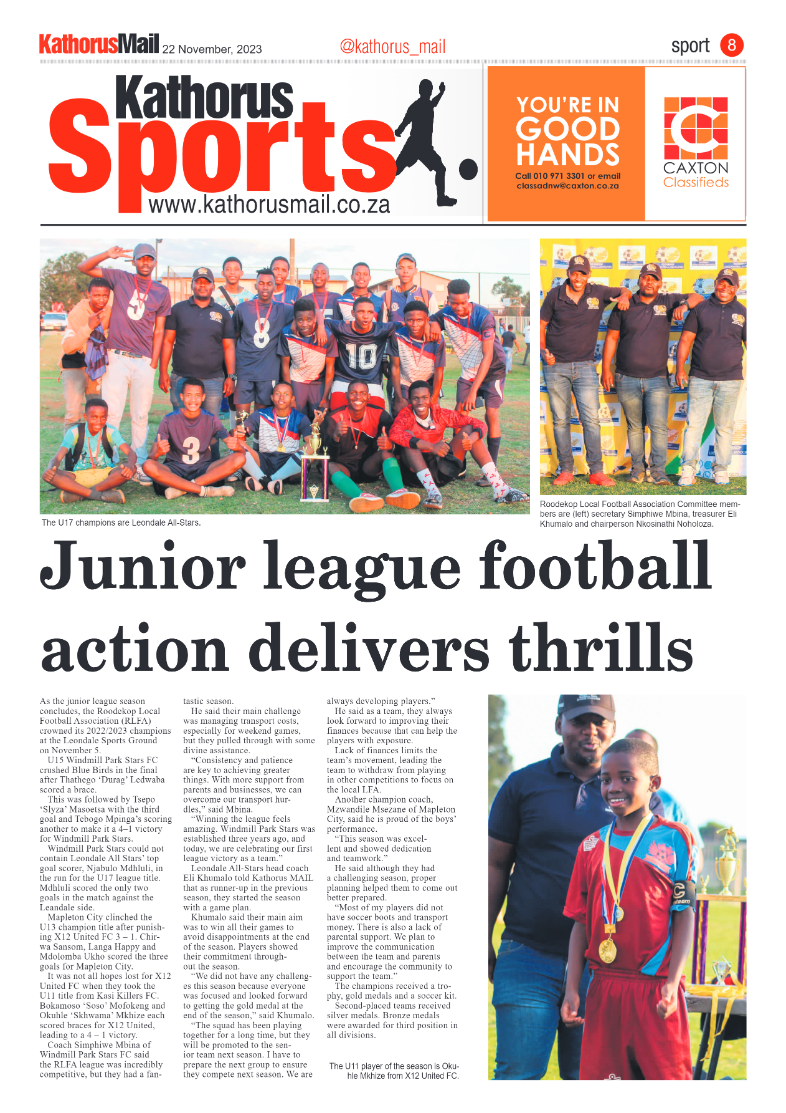 Kathorus Mail 22 November 2023 page 8