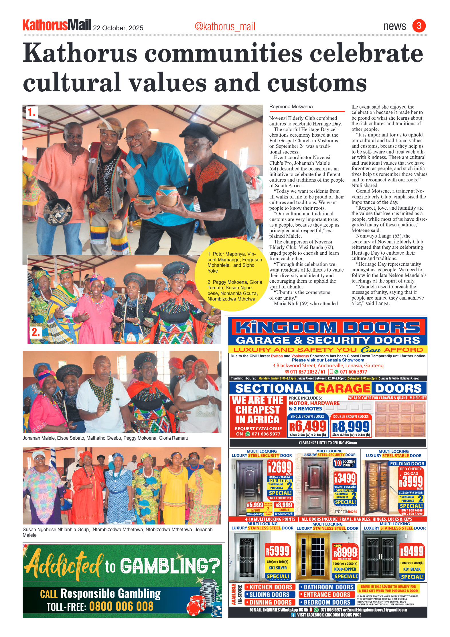 Kathorus Mail 22 October 2025 page 3