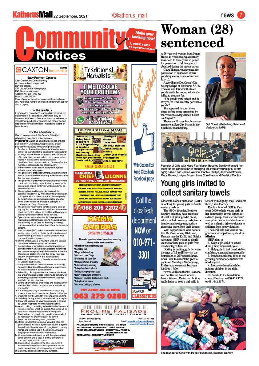Kathorus Mail 22 September 2021 page 6