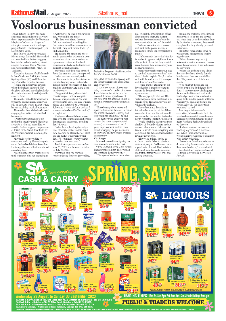 Kathorus Mail 23 August 2023 page 5