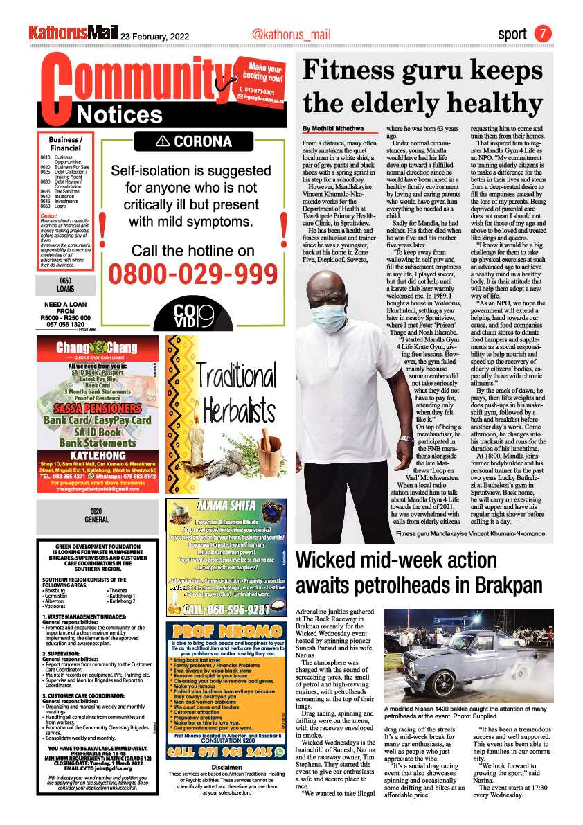Kathorus Mail 23 February 2022 page 7