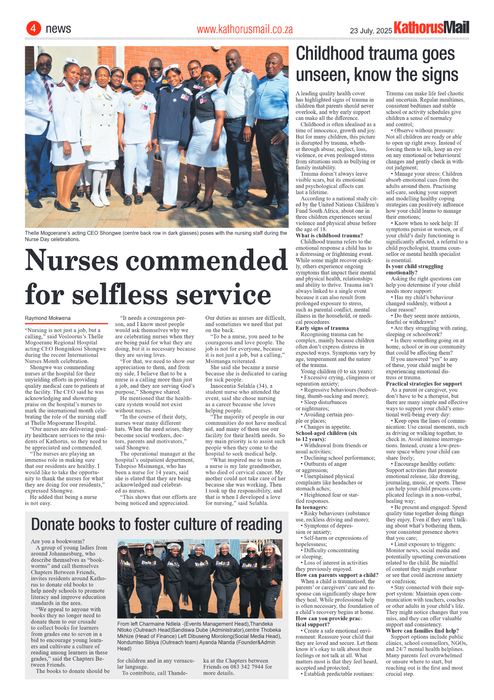 Kathorus Mail 23 July 2025 page 4