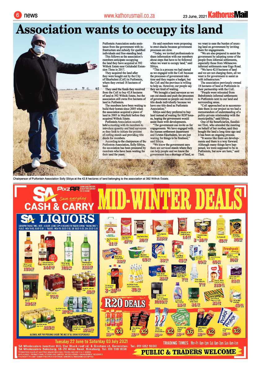 Kathorus Mail 23 June 2021 page 6