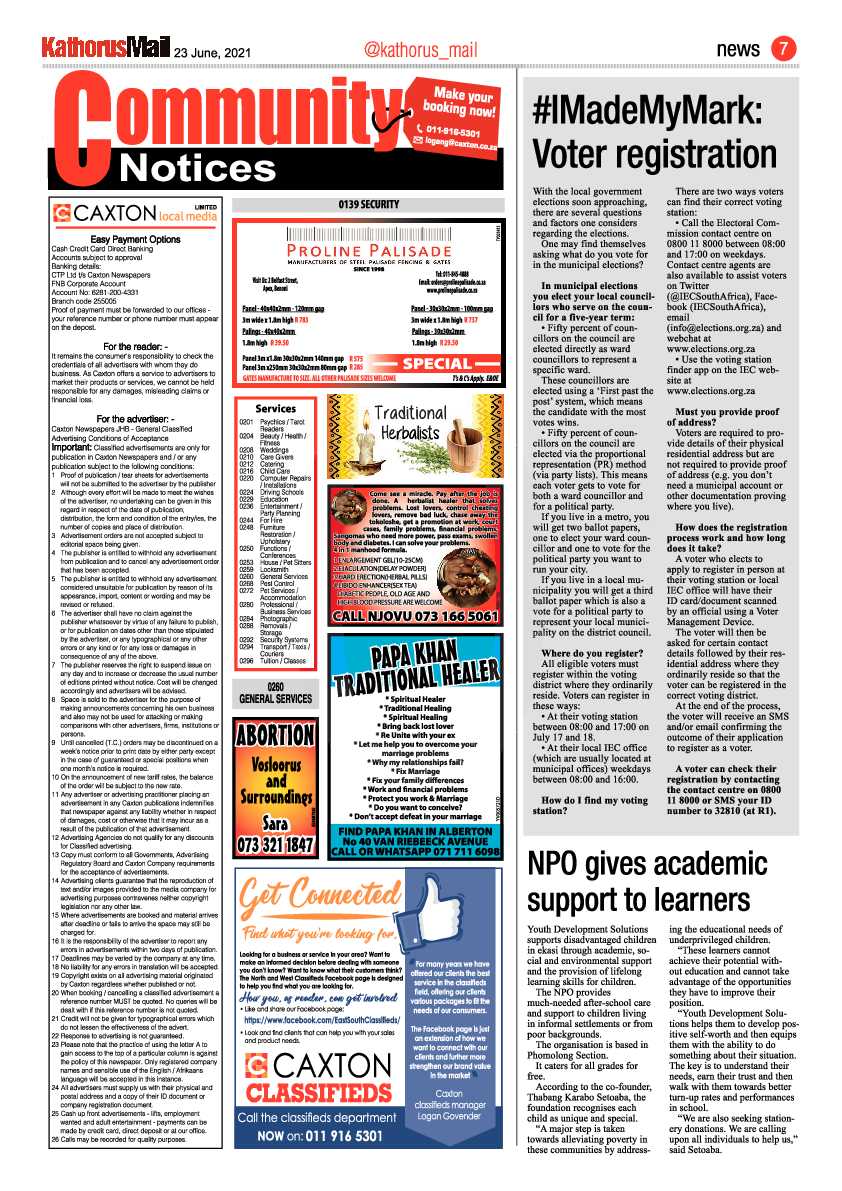 Kathorus Mail 23 June 2021 page 7