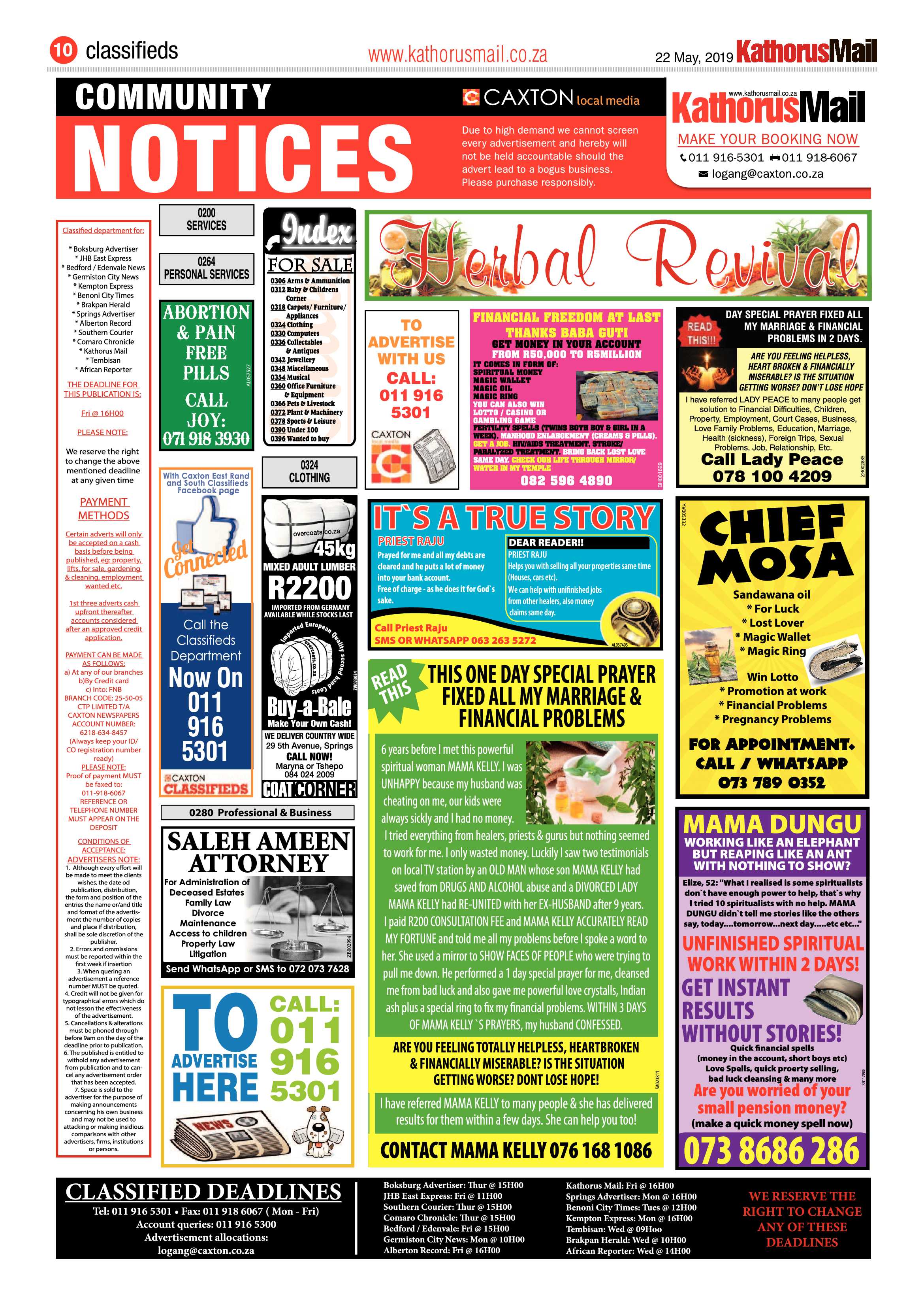 Kathorus Mail 22 May 2019 page 10