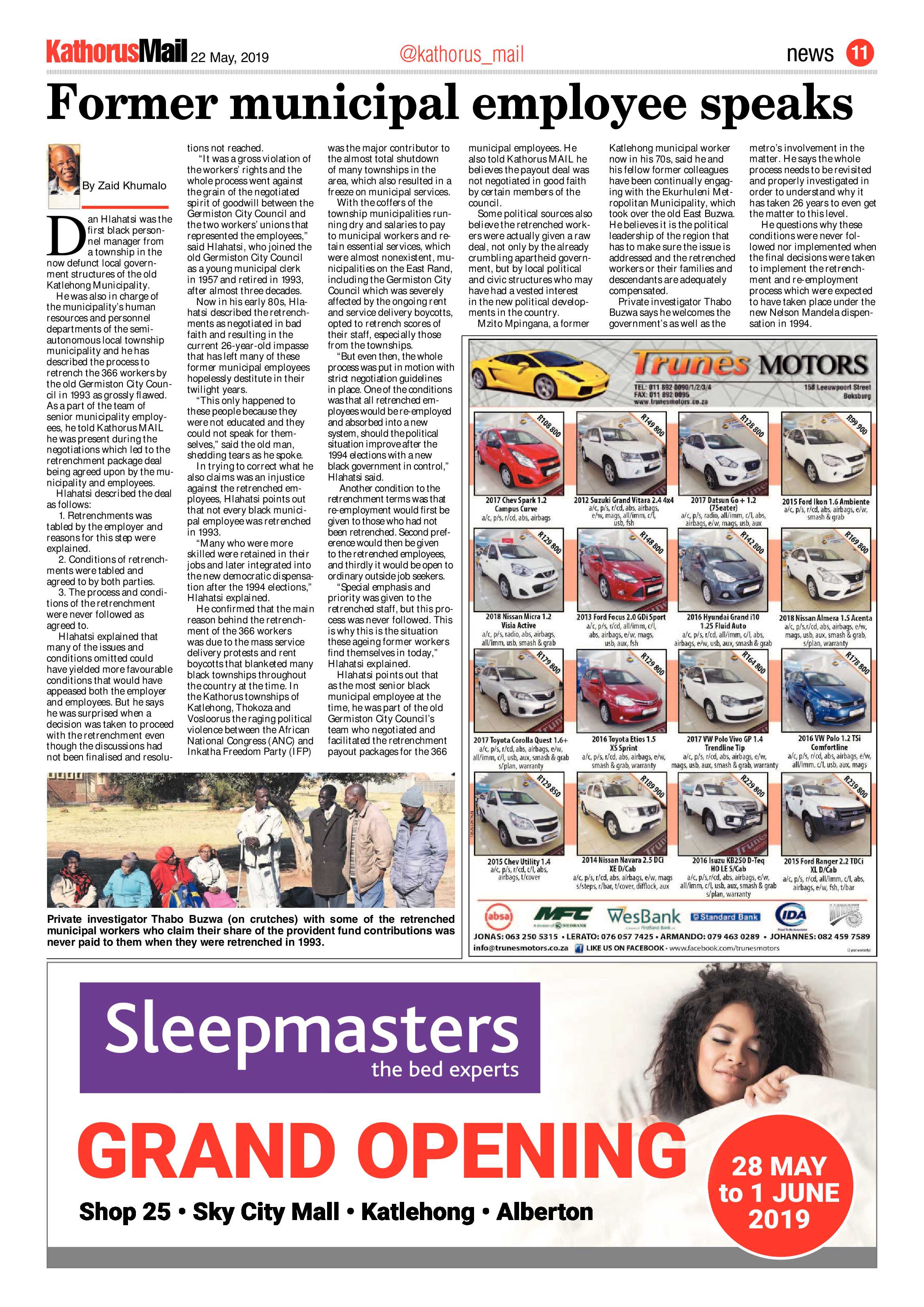 Kathorus Mail 22 May 2019 page 11