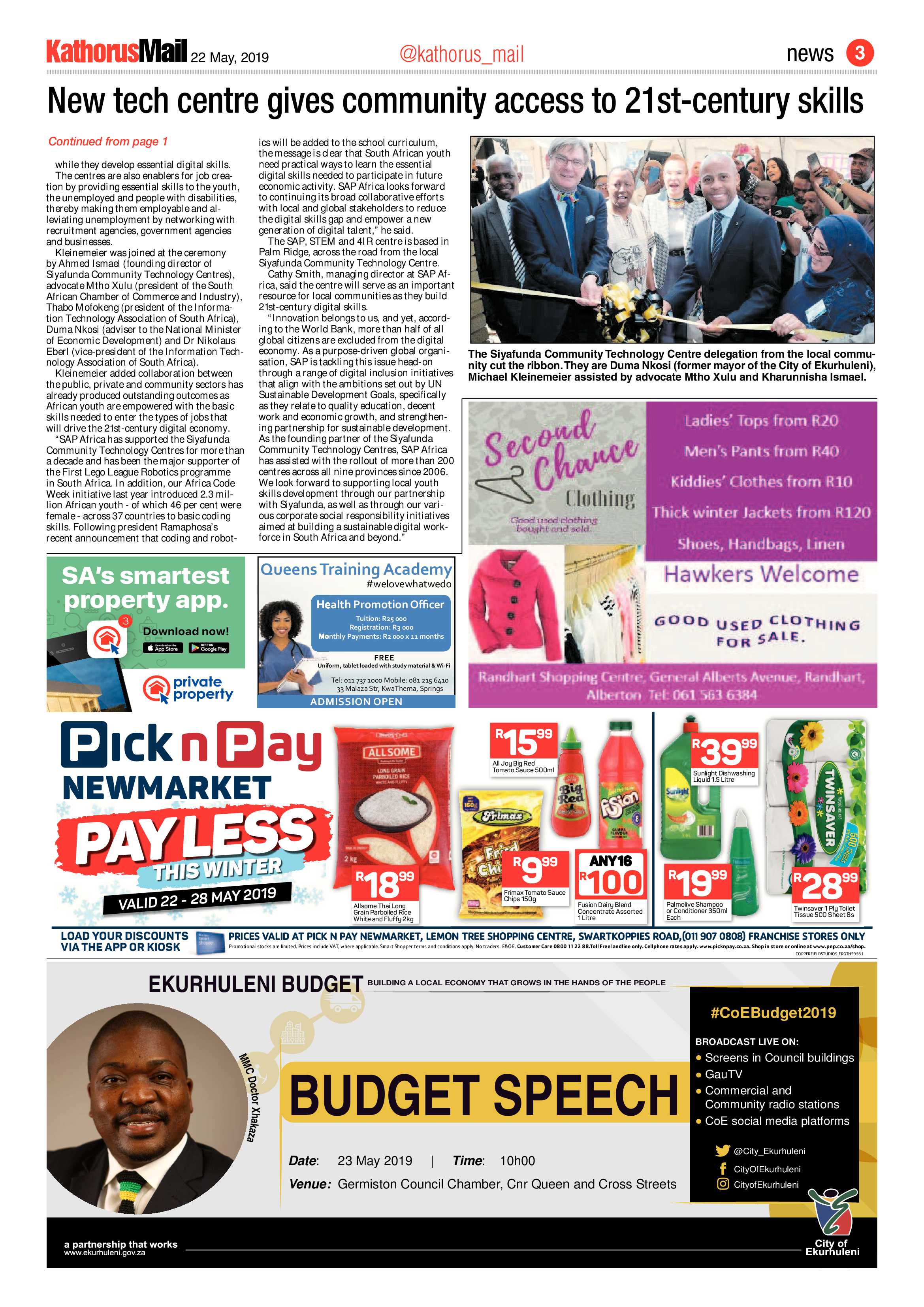 Kathorus Mail 22 May 2019 page 3