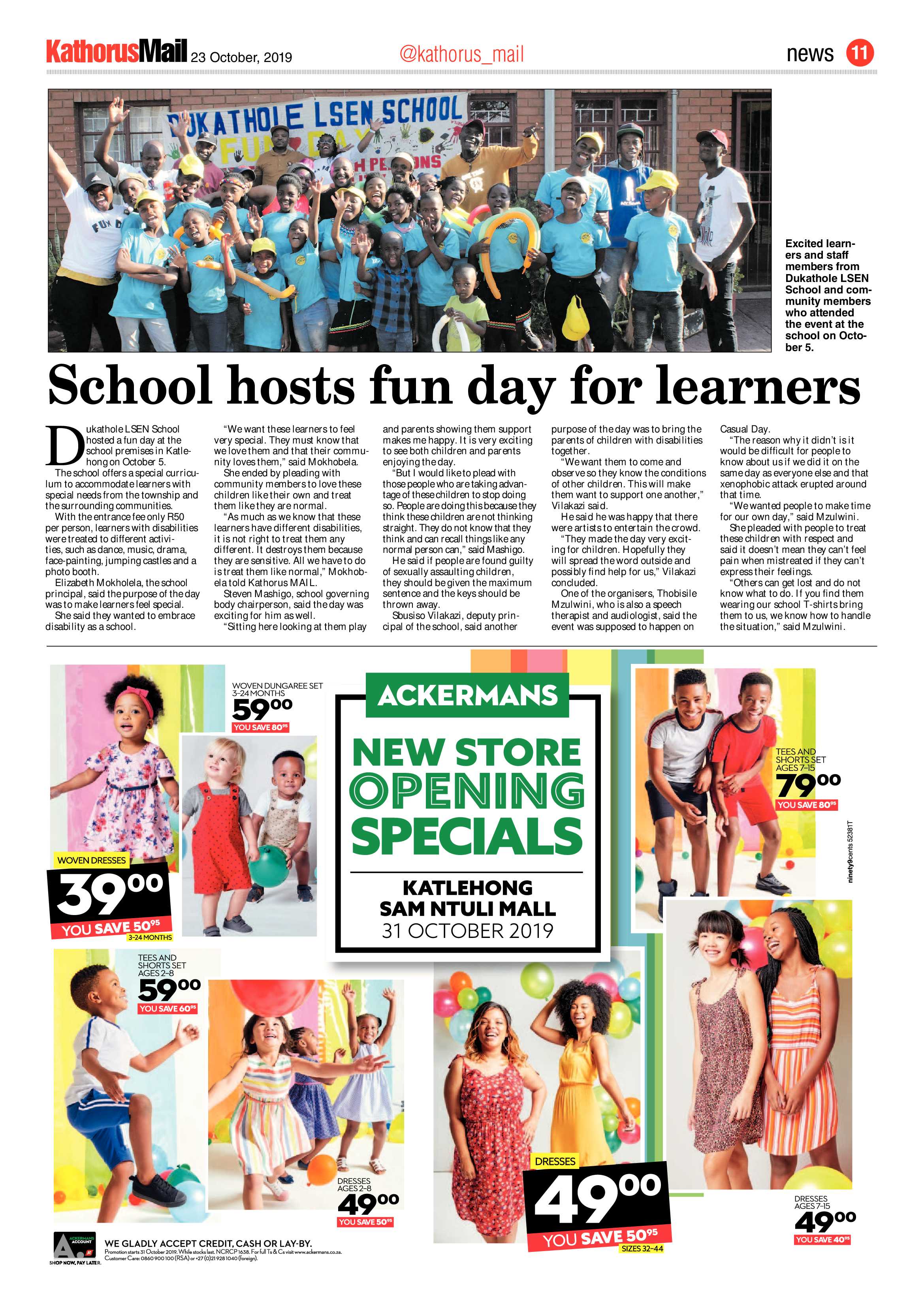 Kathorus Mail 23 October 2019 page 11
