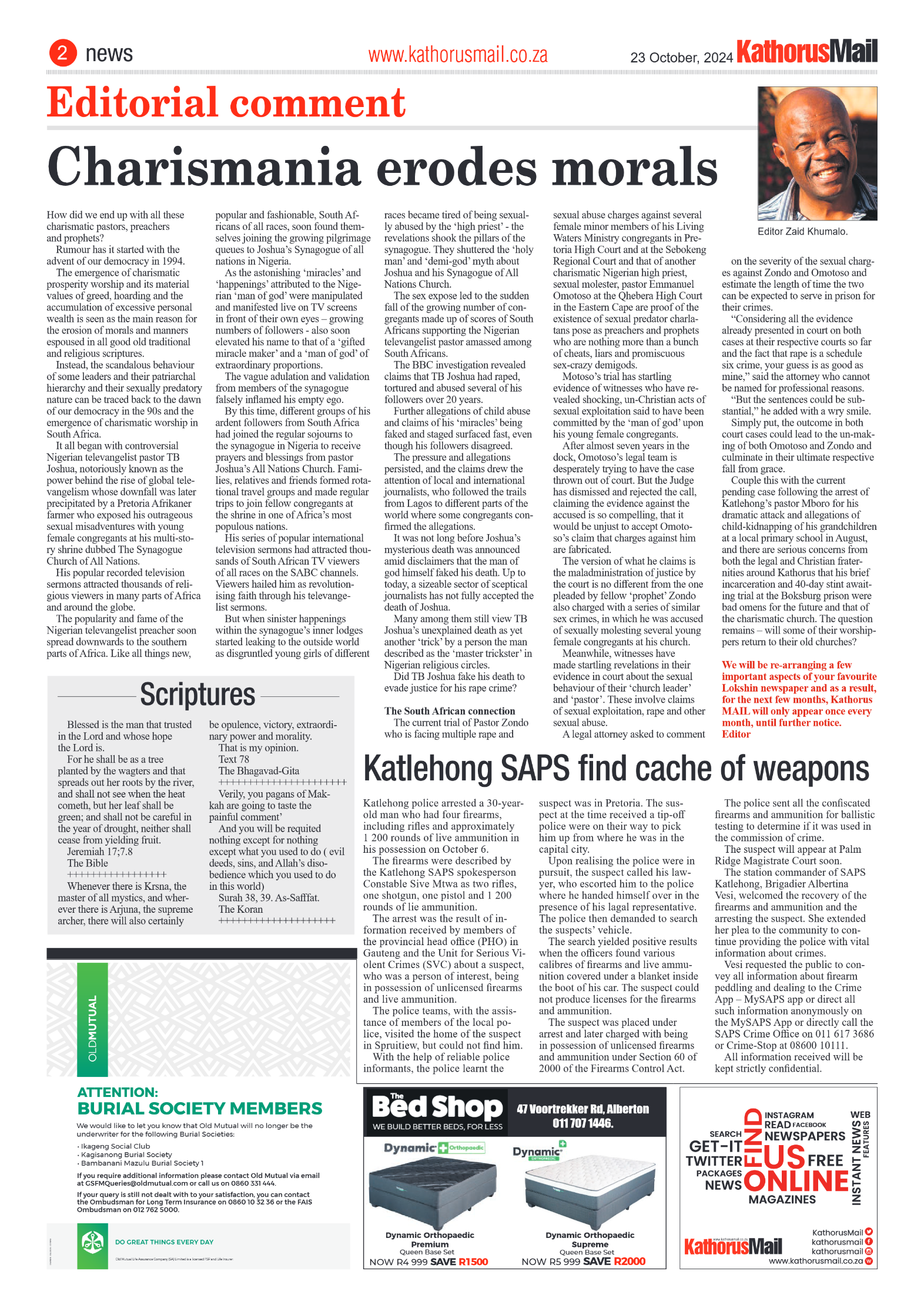 Kathorus Mail 23 October 2024 page 2
