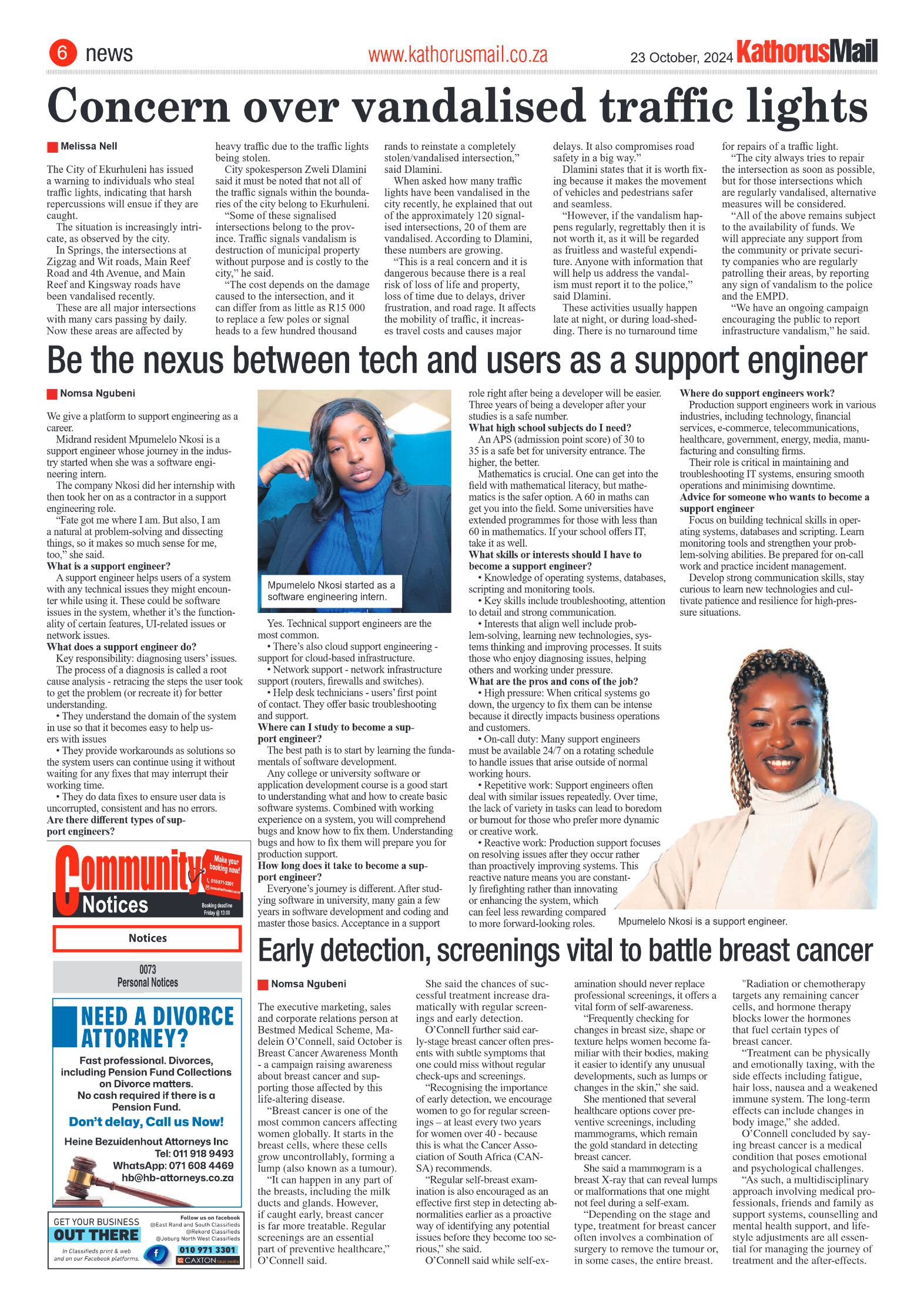 Kathorus Mail 23 October 2024 page 6
