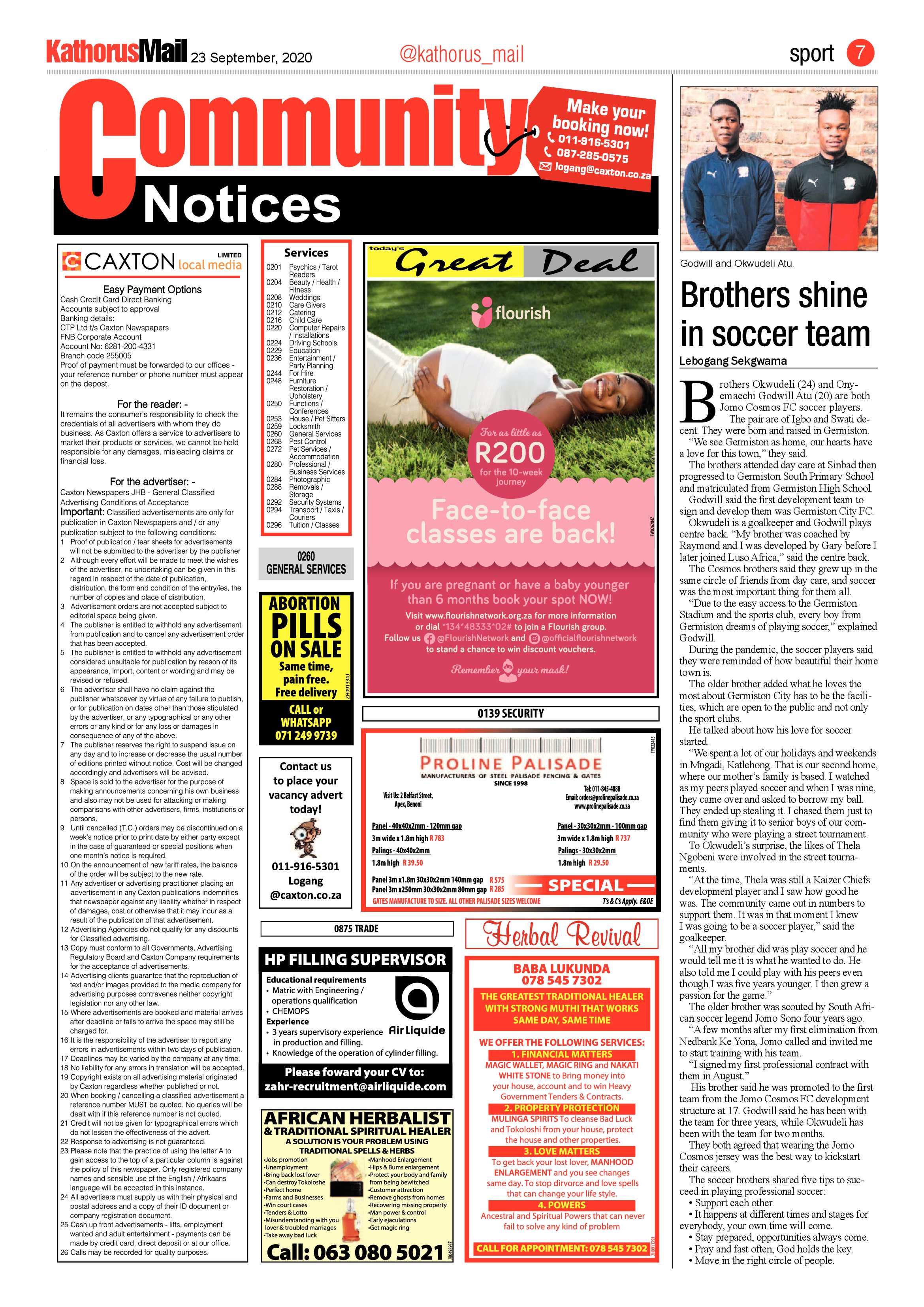 Kathorus Mail 23 September 2020 page 7