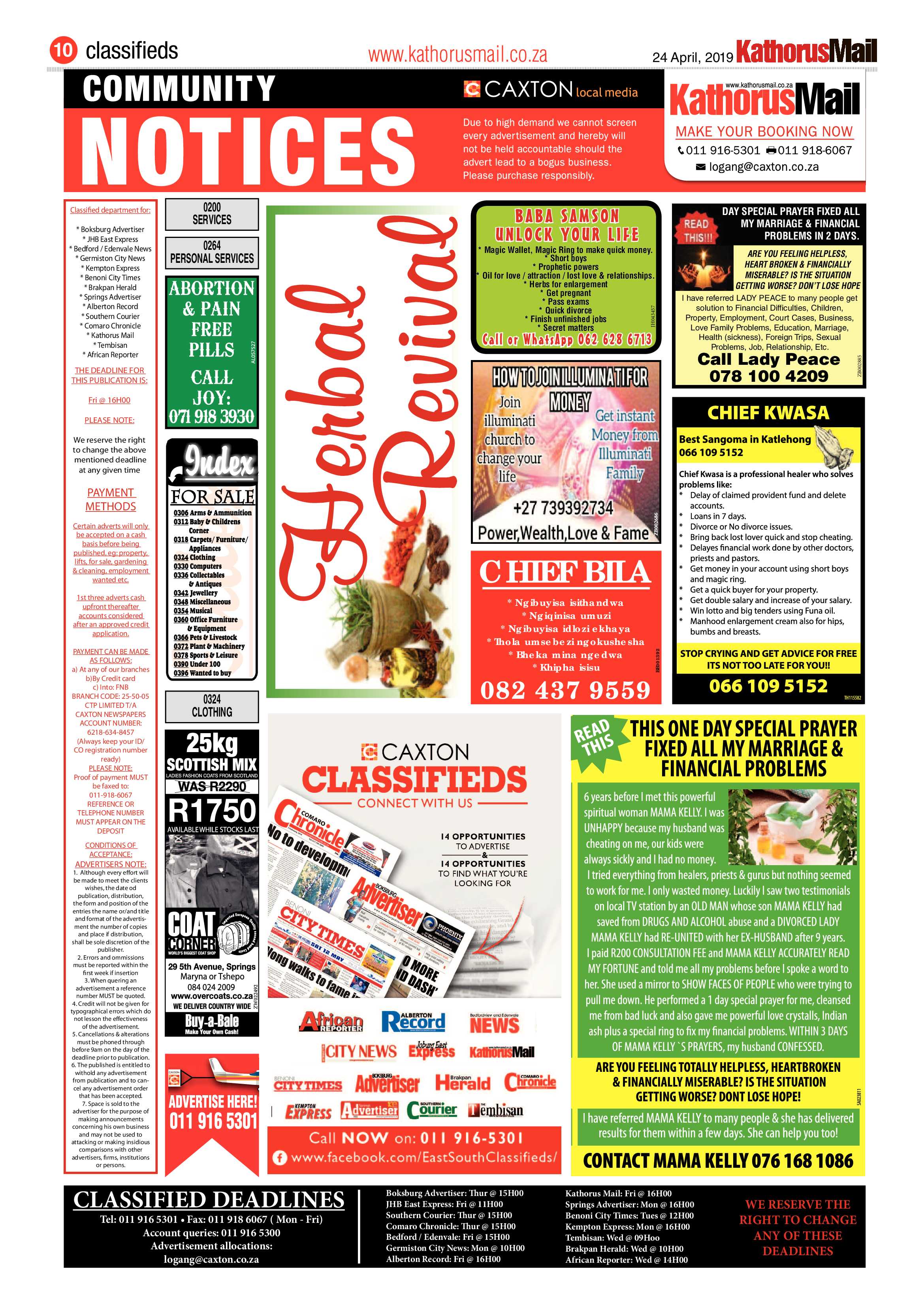Kathorus Mail 24 April 2019 page 10