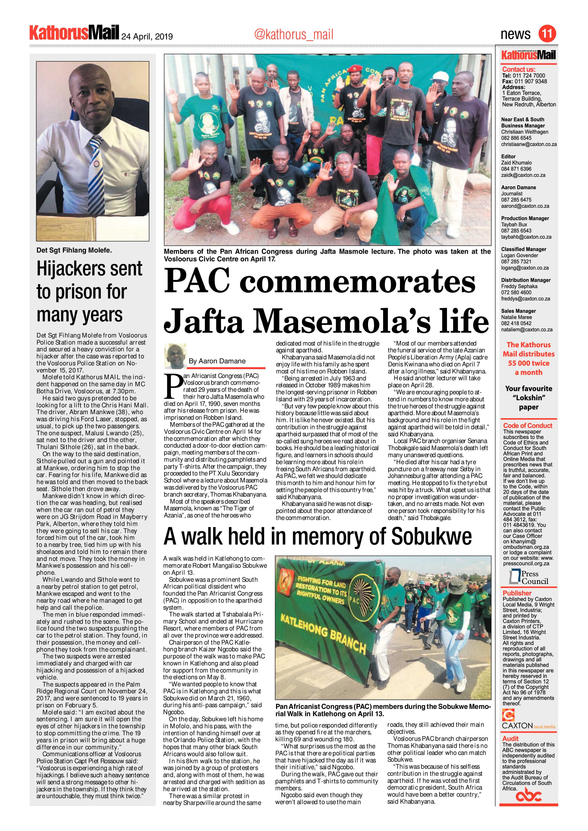 Kathorus Mail 24 April 2019 page 11