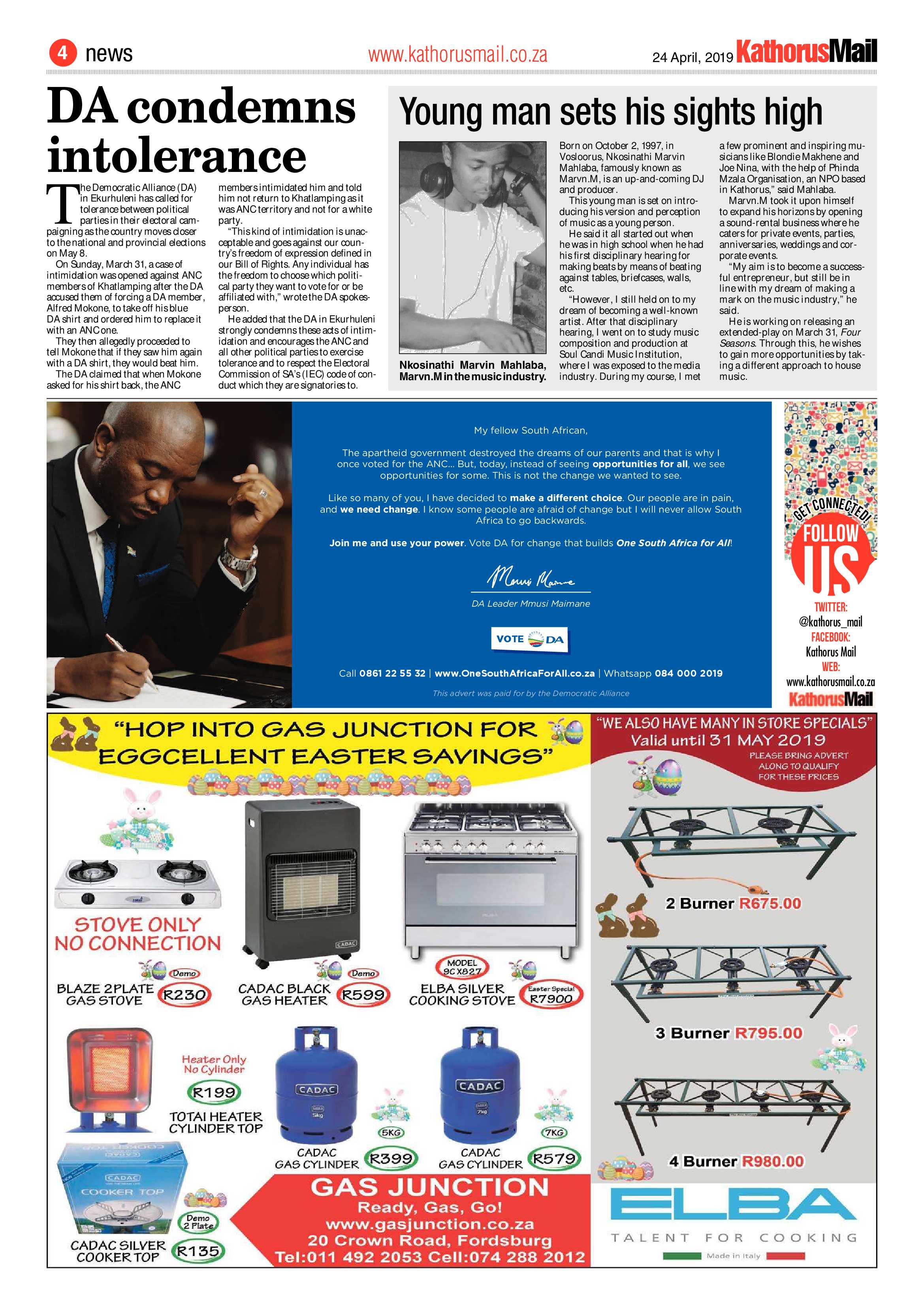 Kathorus Mail 24 April 2019 page 4