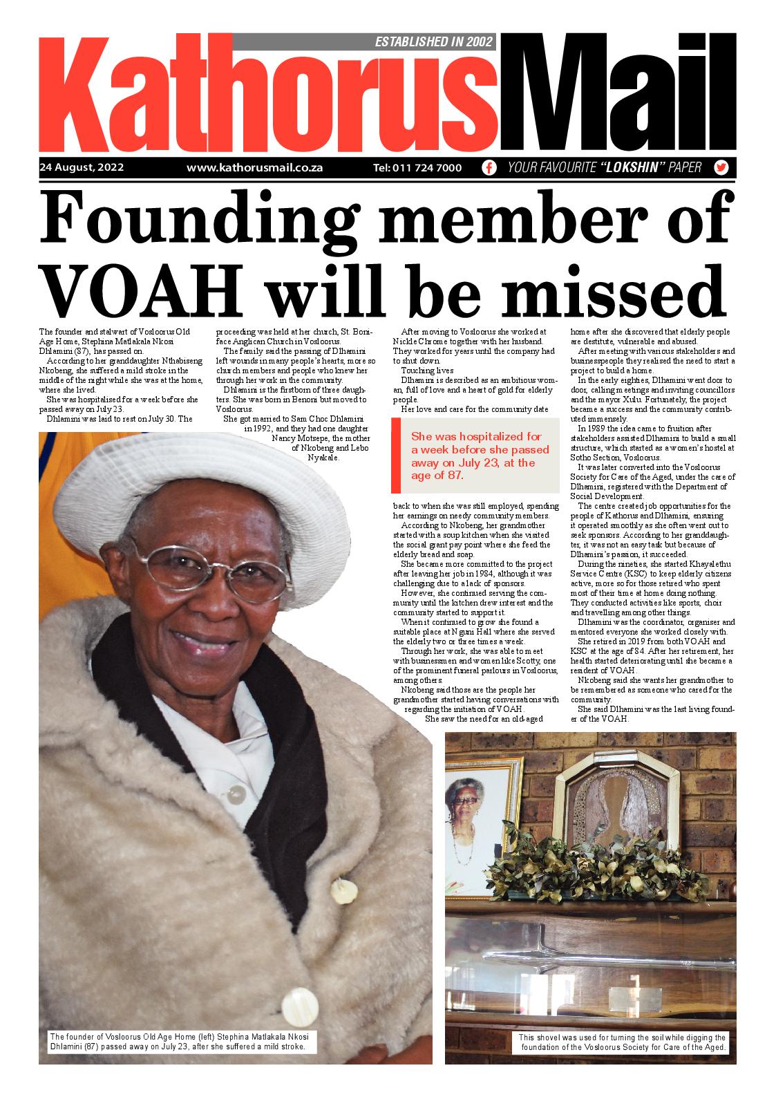 Kathorus Mail 24 Aug 2022 page 1