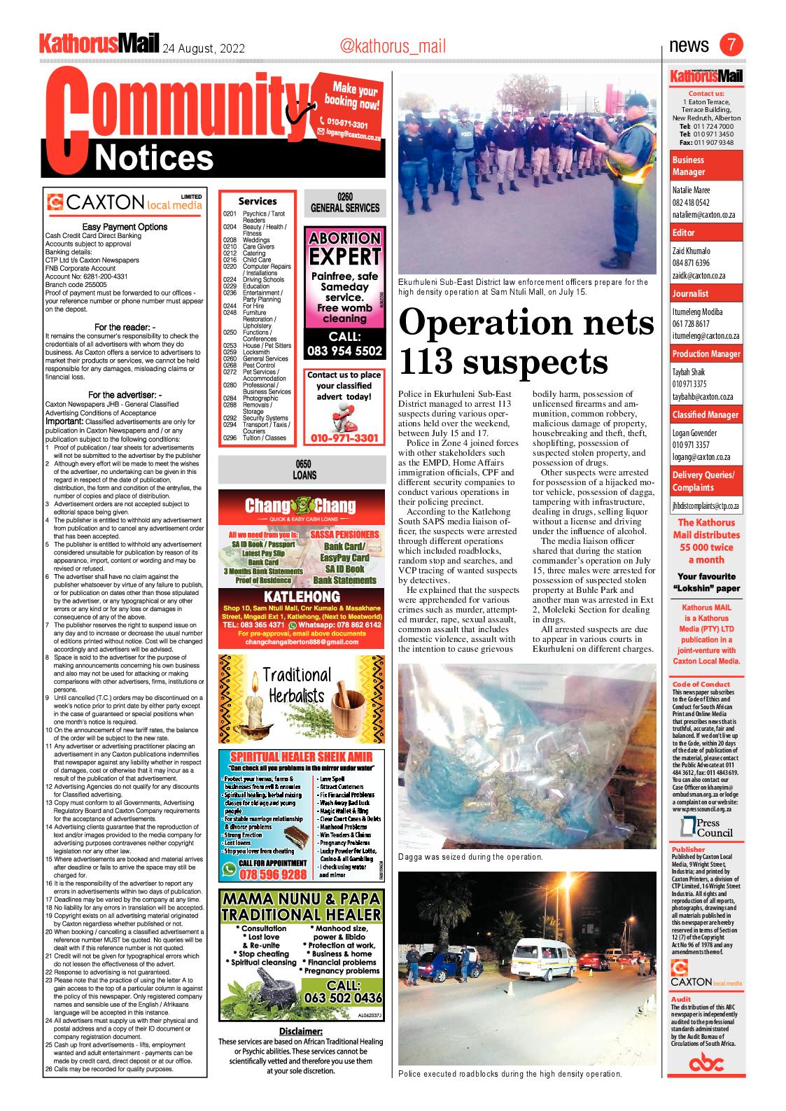 Kathorus Mail 24 Aug 2022 page 7