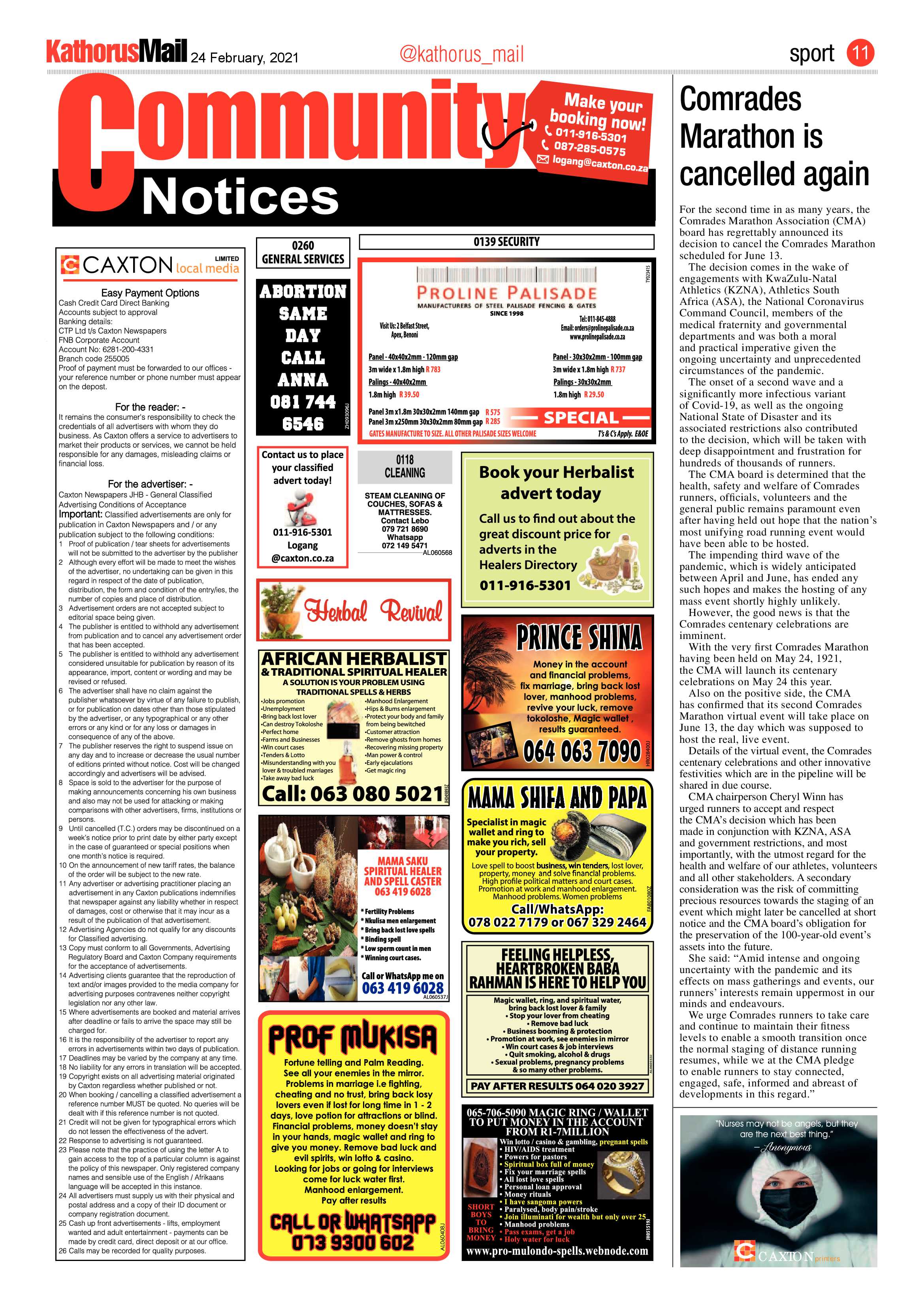 Kathorus Mail 24 February 2021 page 11