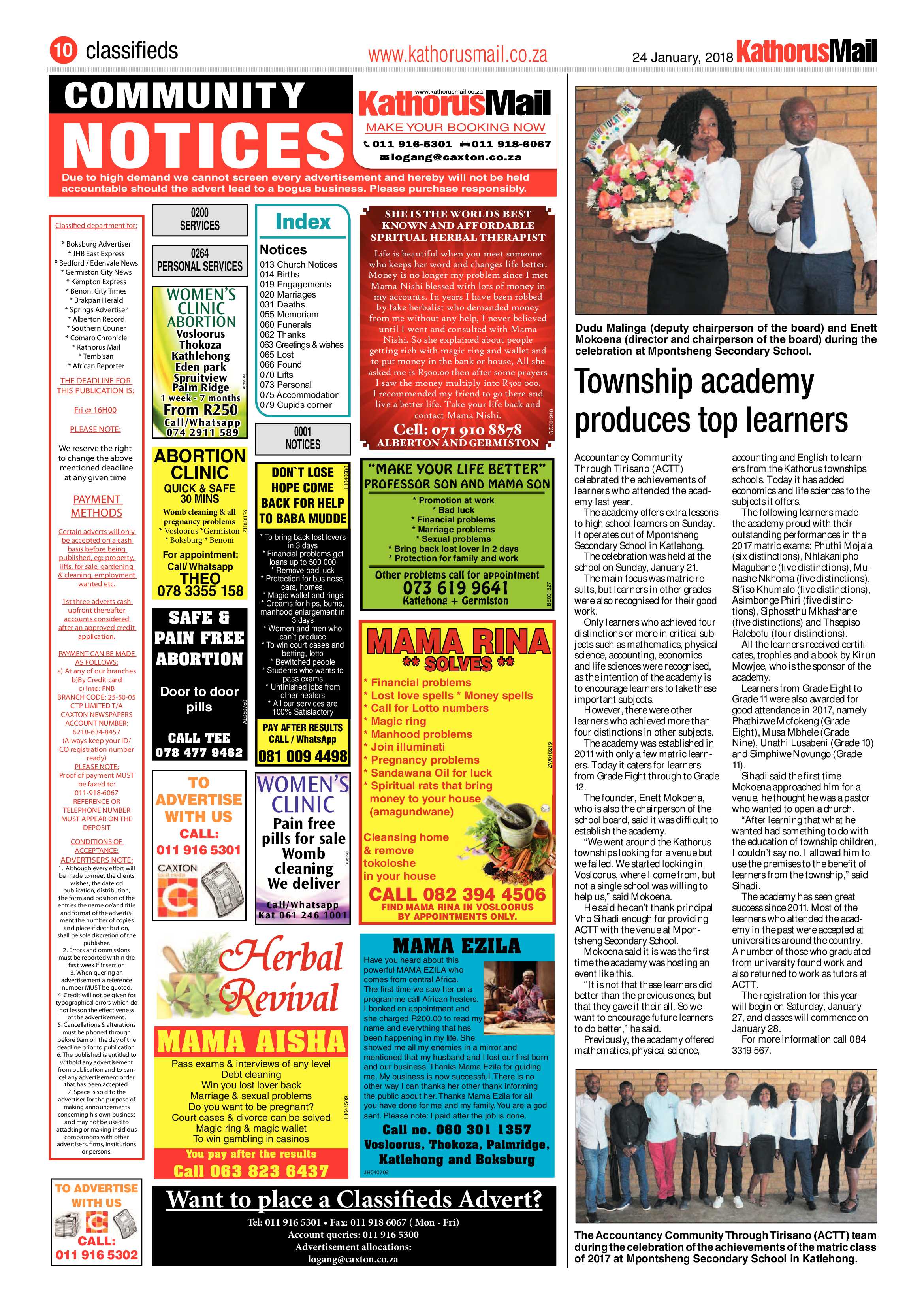 Kathorus Mail 24 January 2018 page 13