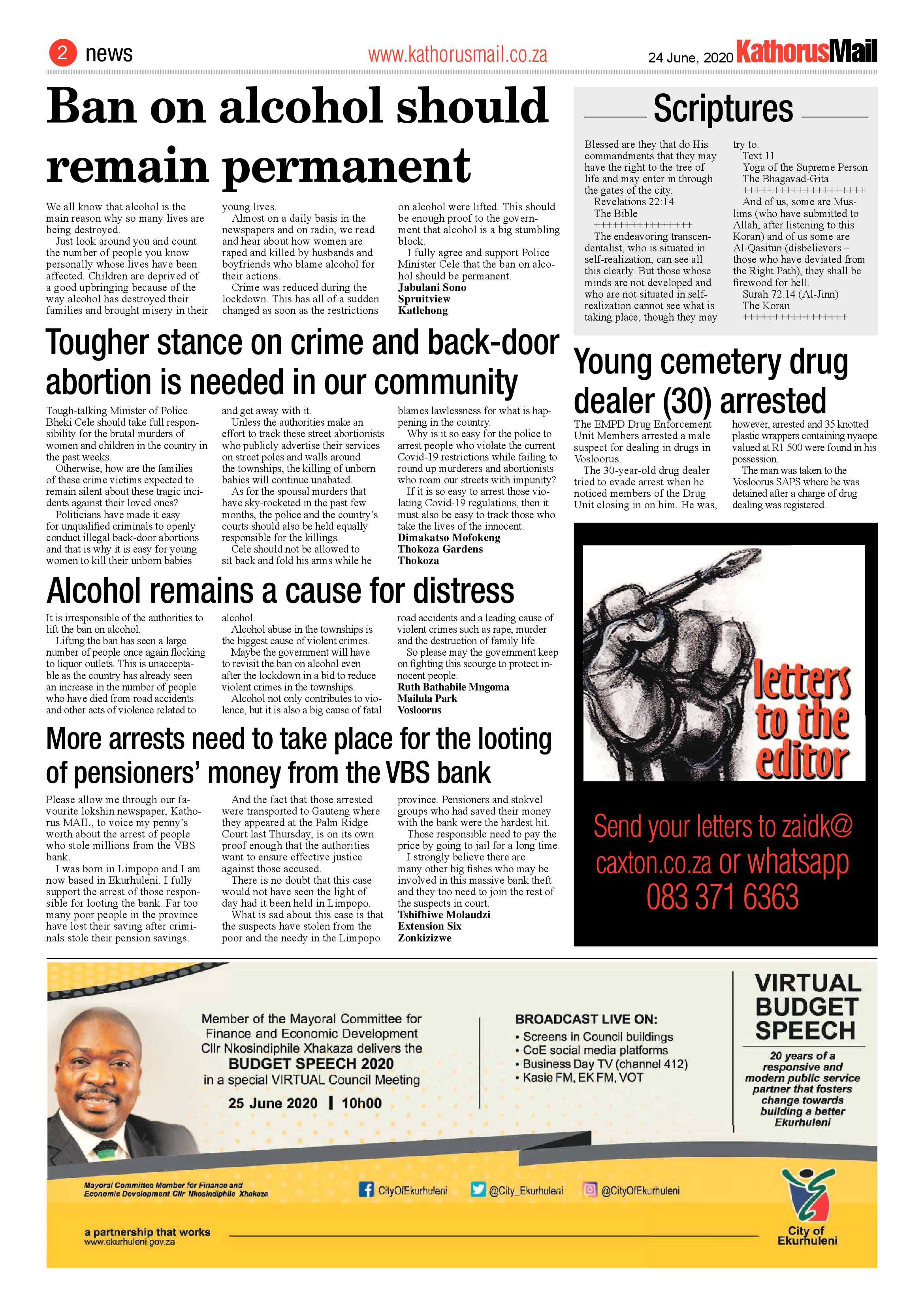 Kathorus Mail 24 June 2020 page 2