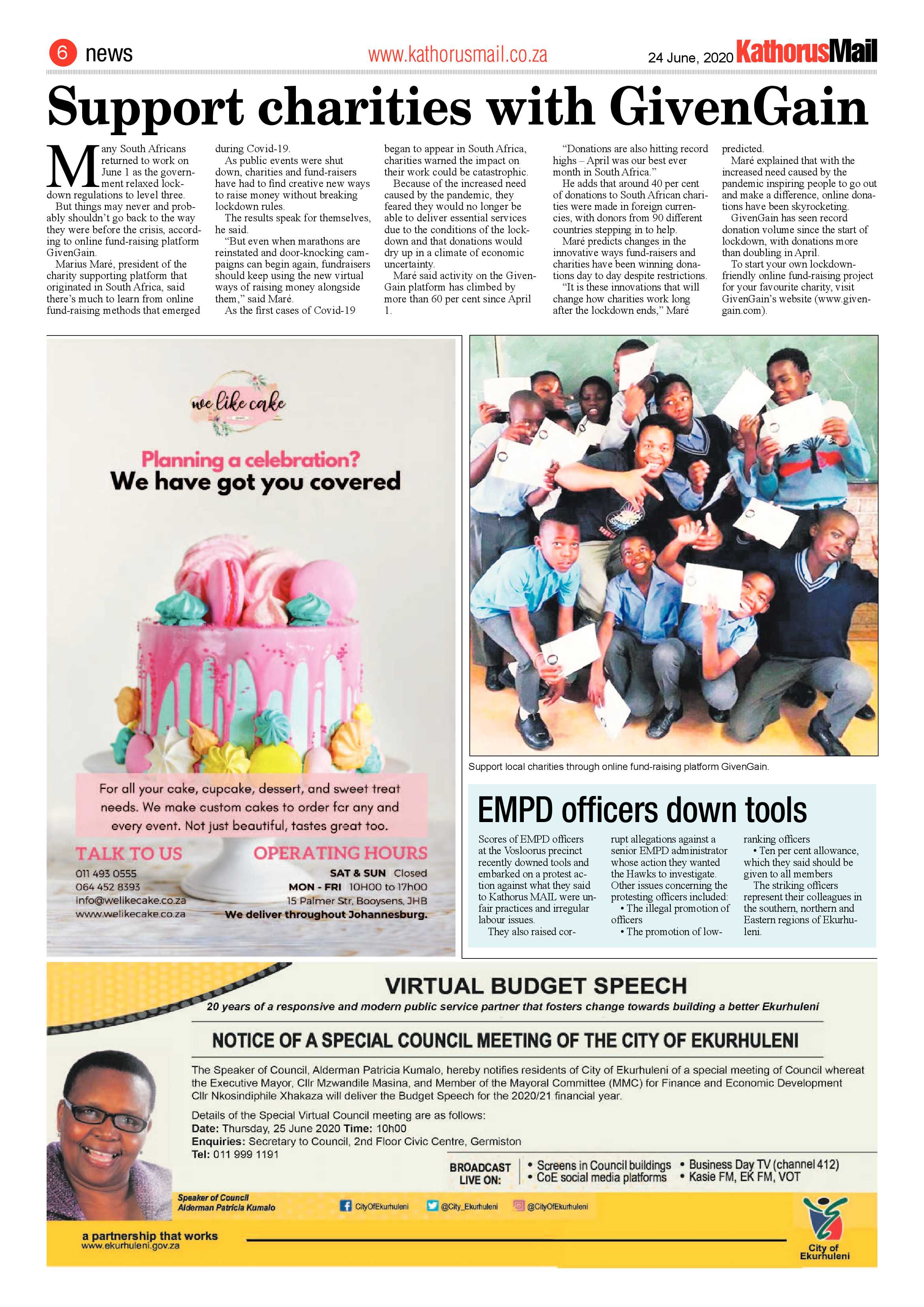 Kathorus Mail 24 June 2020 page 6