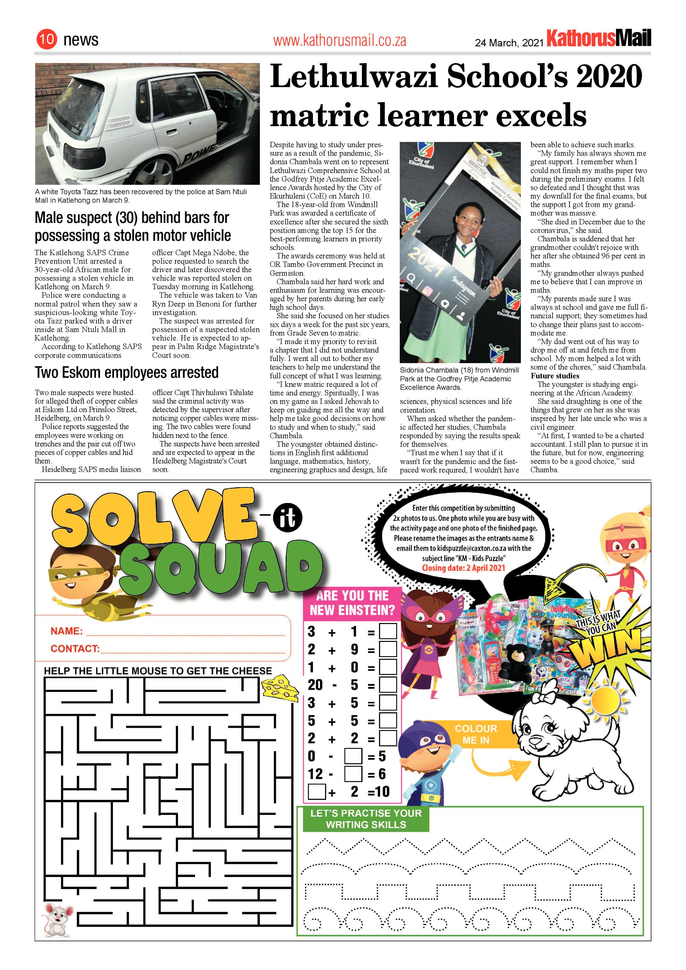 Kathorus Mail 24 March 2021 page 10