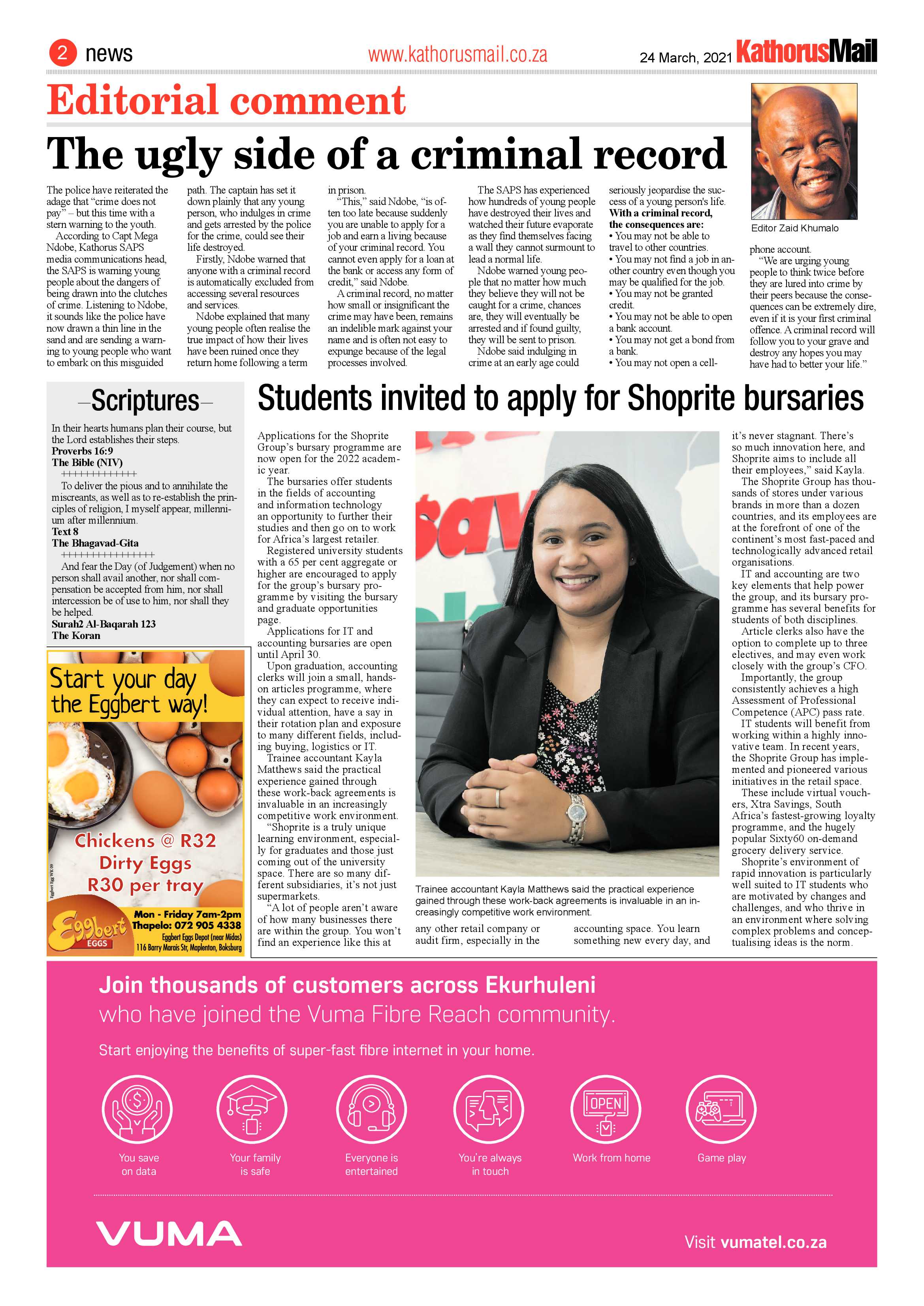 Kathorus Mail 24 March 2021 page 2