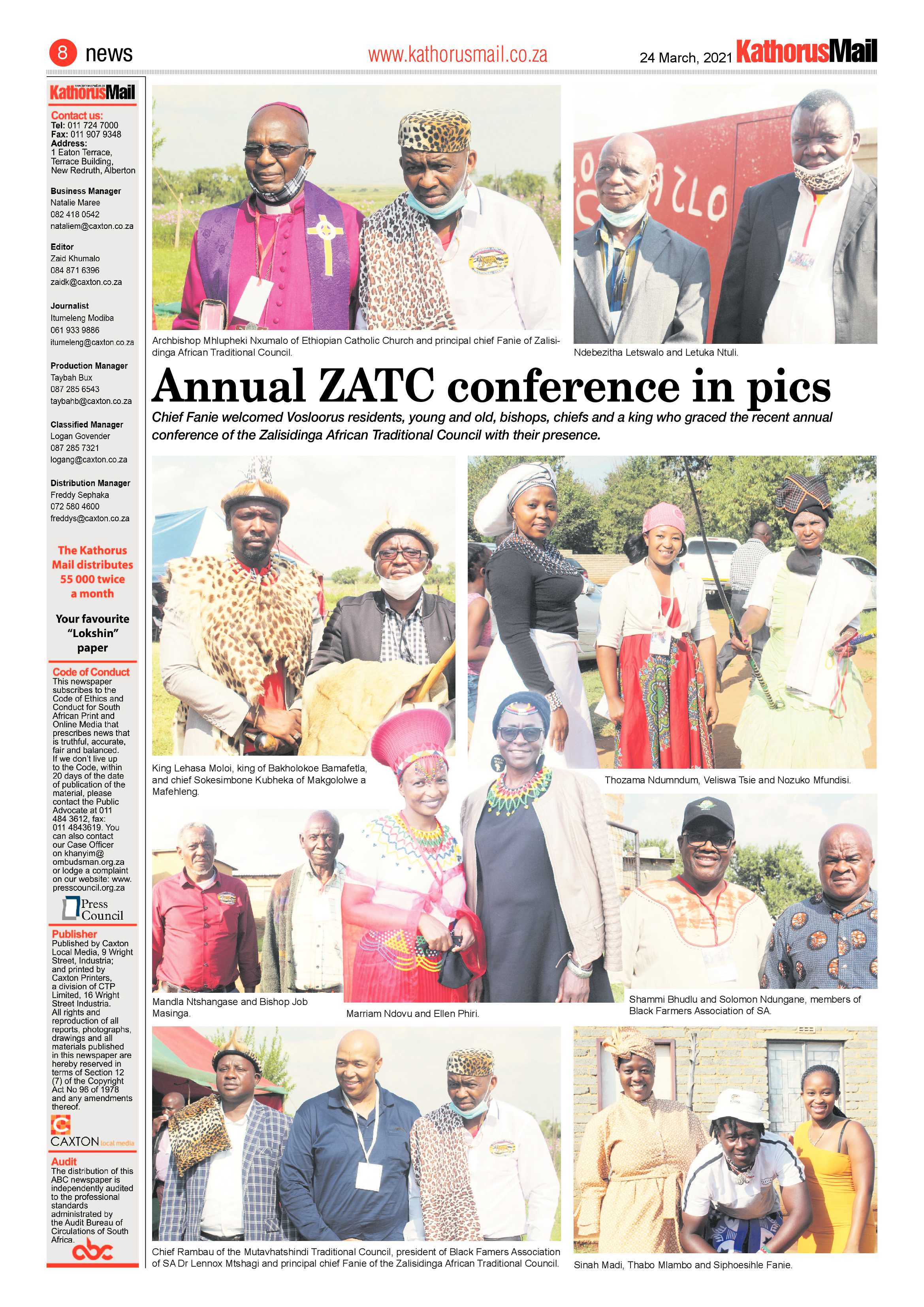 Kathorus Mail 24 March 2021 page 8