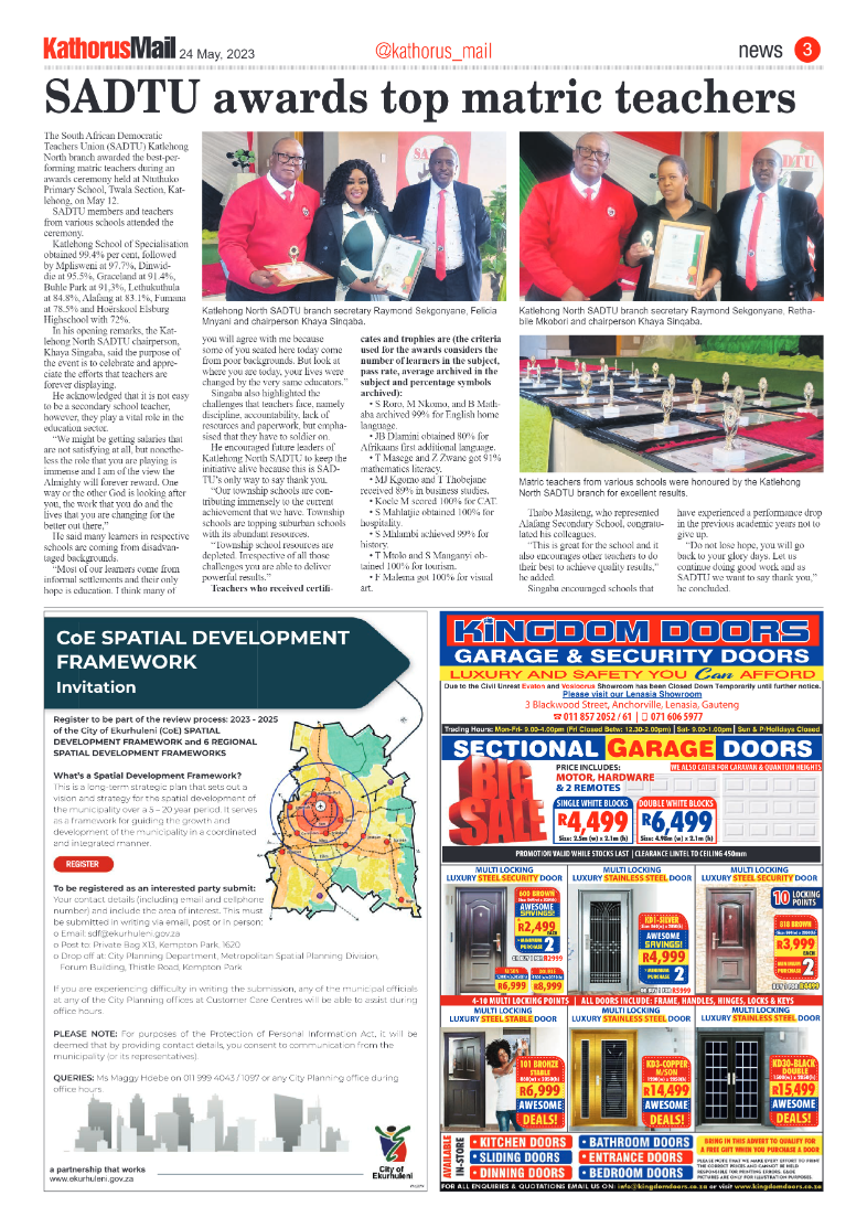 Kathorus Mail 24 May 2023 page 3