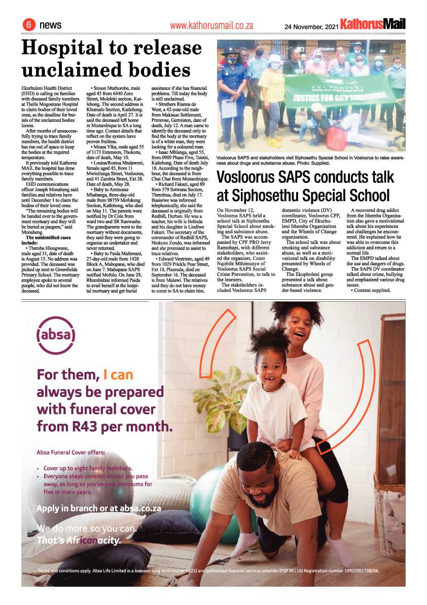 Kathorus Mail 24 November 2021 page 6