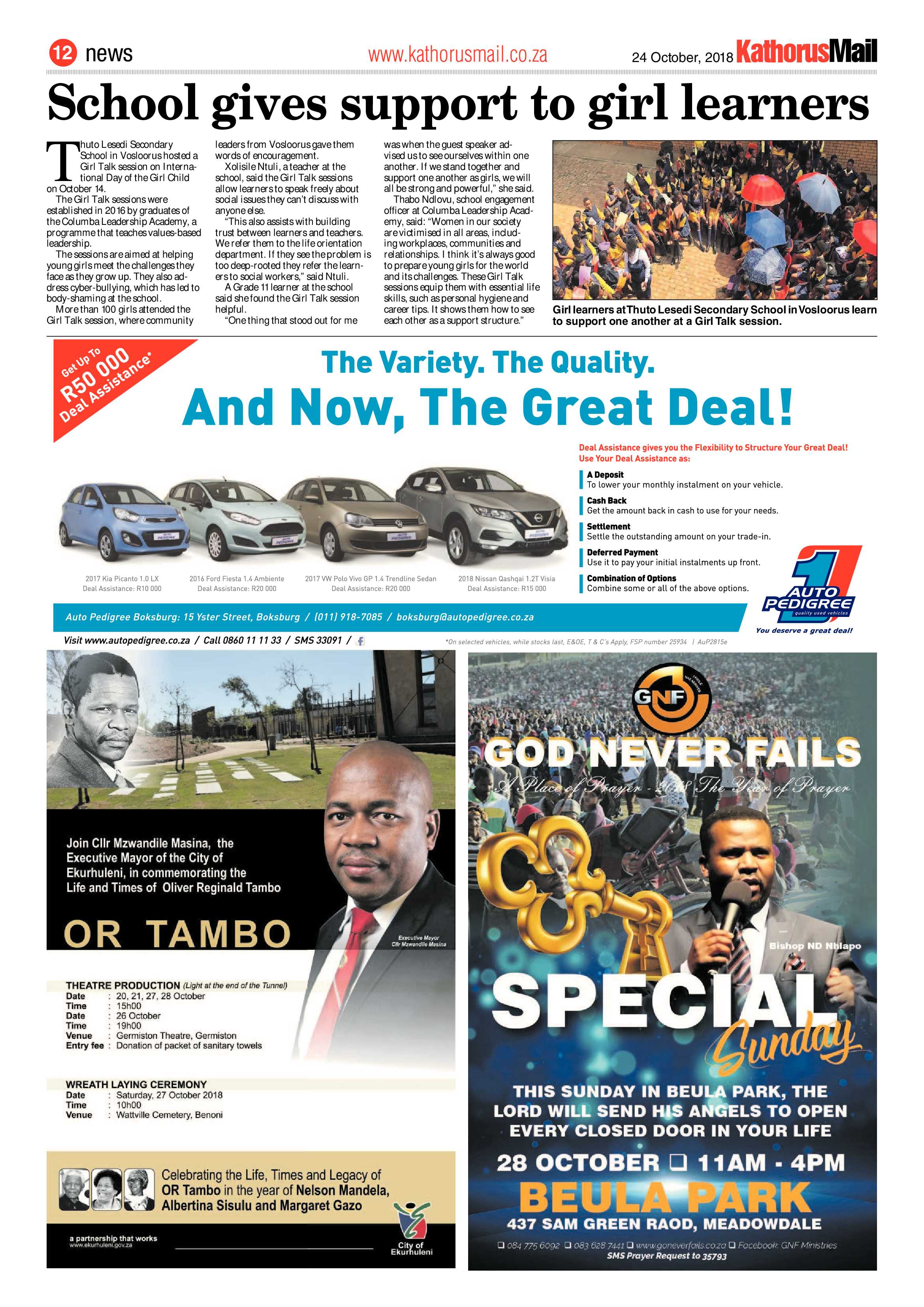 Kathorus Mail 24 October 2018 page 12