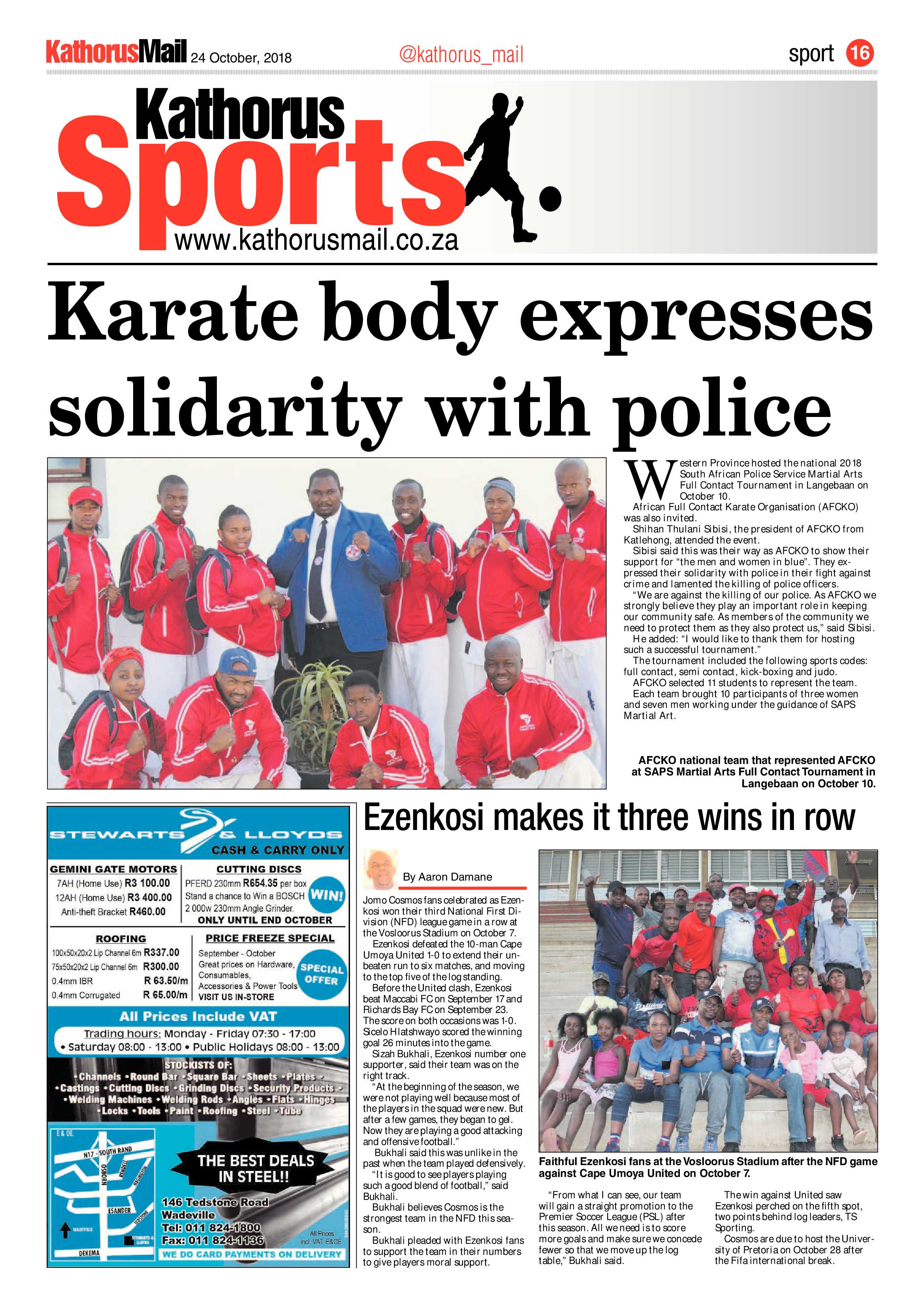 Kathorus Mail 24 October 2018 page 16