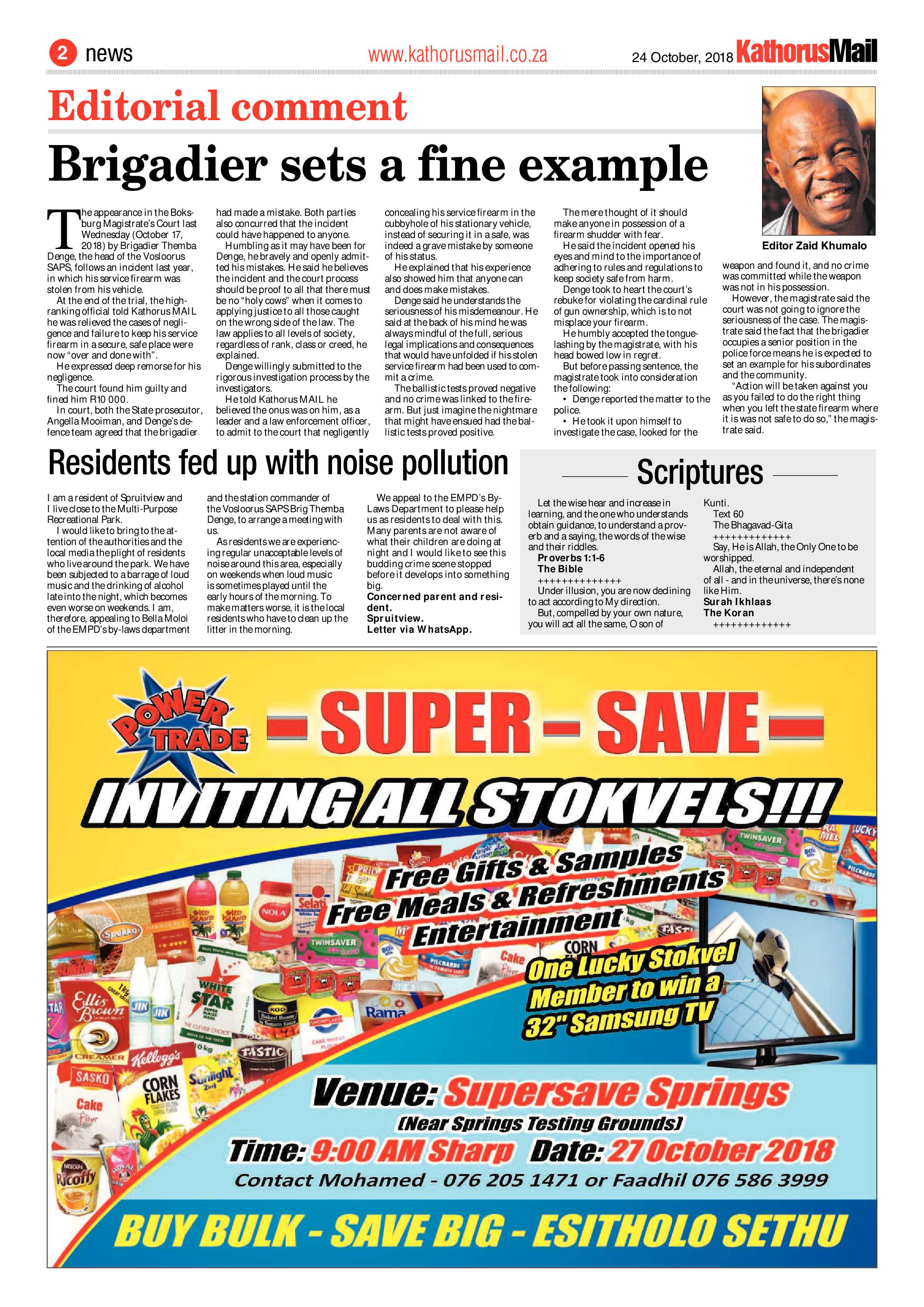 Kathorus Mail 24 October 2018 page 2