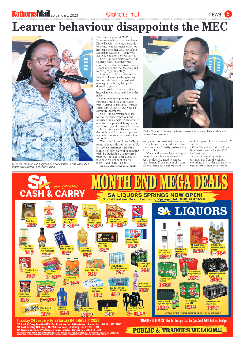 Kathorus Mail 25 January 2023 page 5