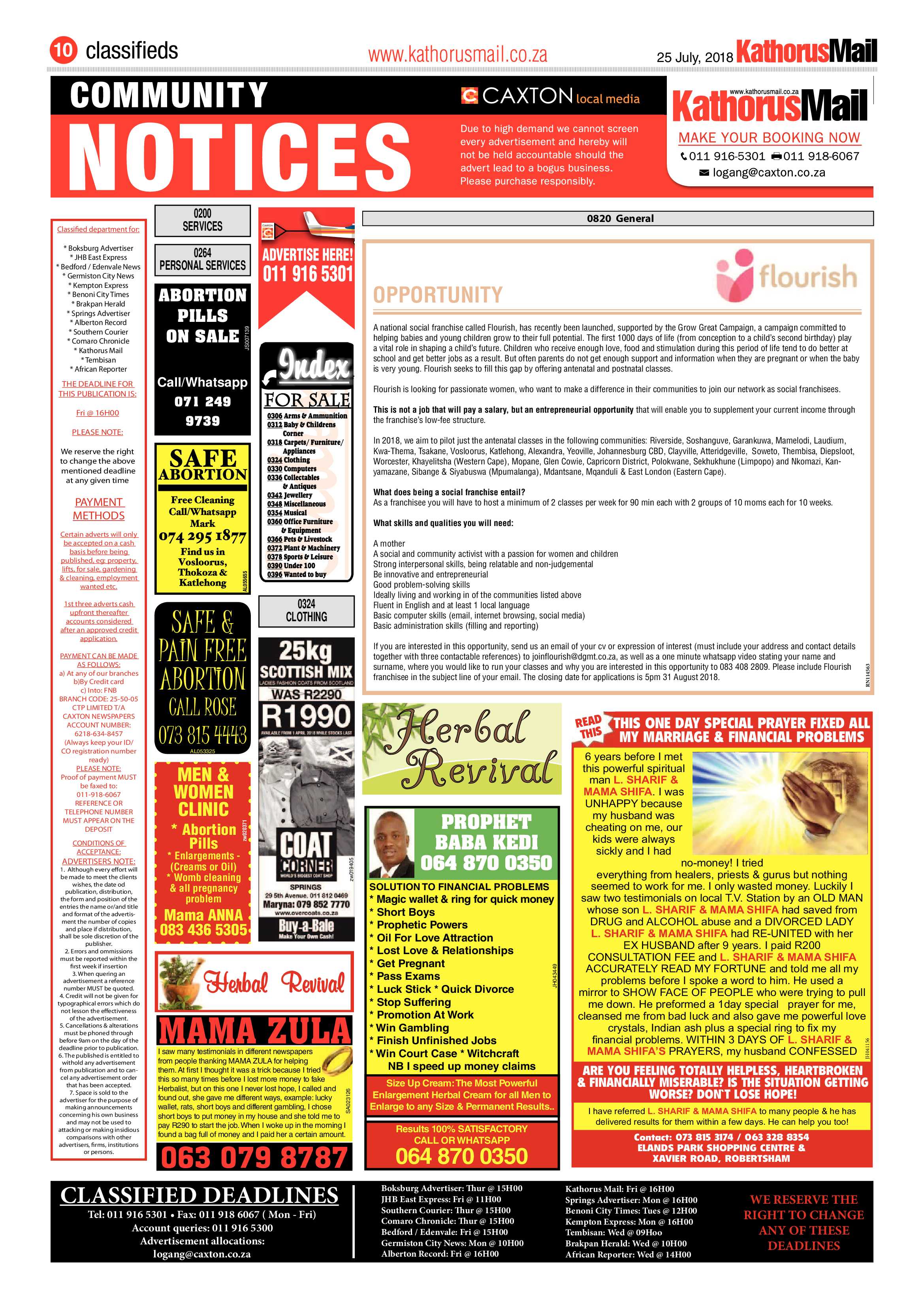 Kathorus Mail 25 July 2018 page 10
